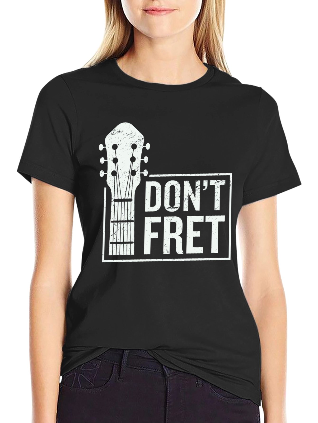 Dont Fret Graphic Tee - Guitar Lovers T-Shirt