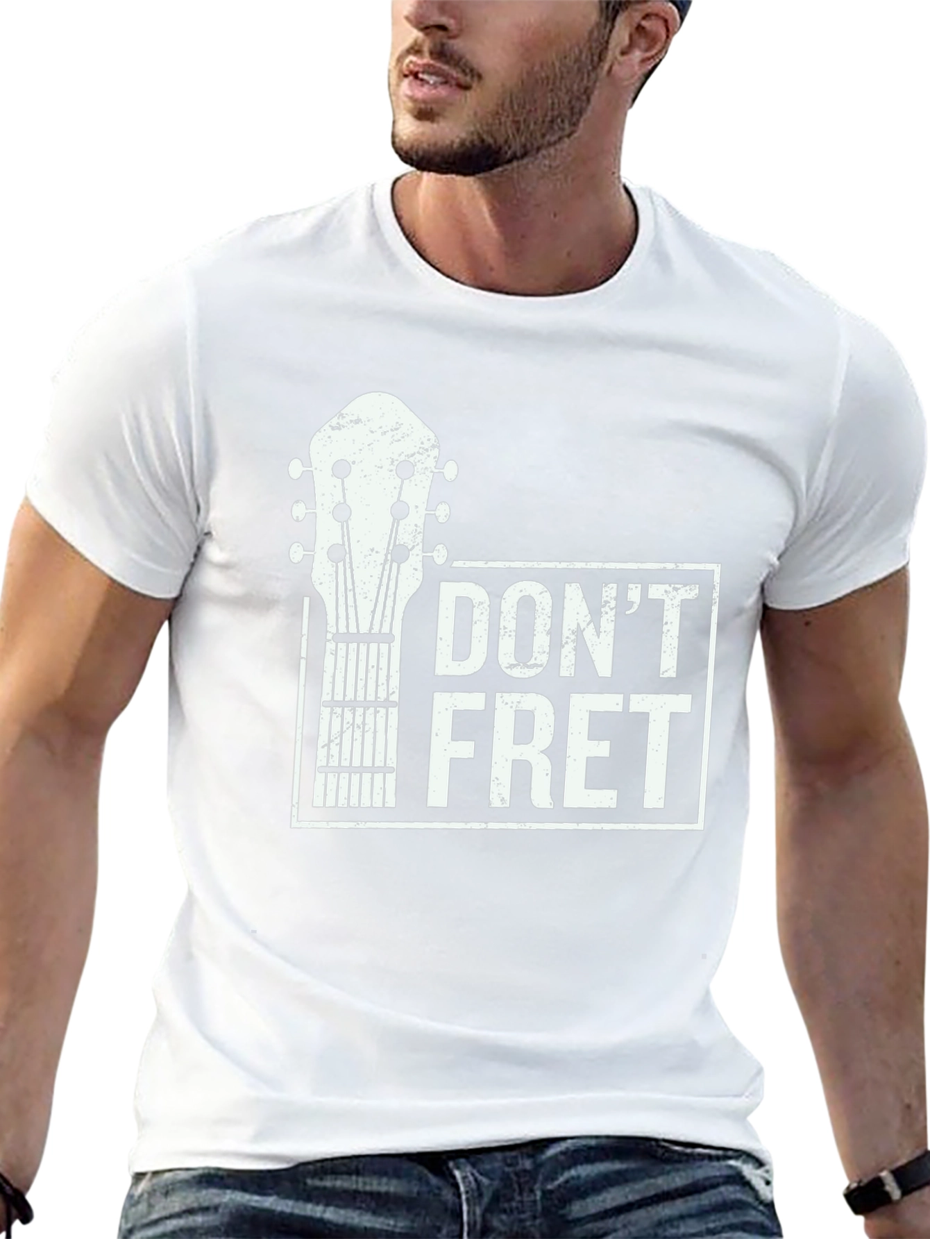 Dont Fret Graphic Tee - Guitar Lovers T-Shirt