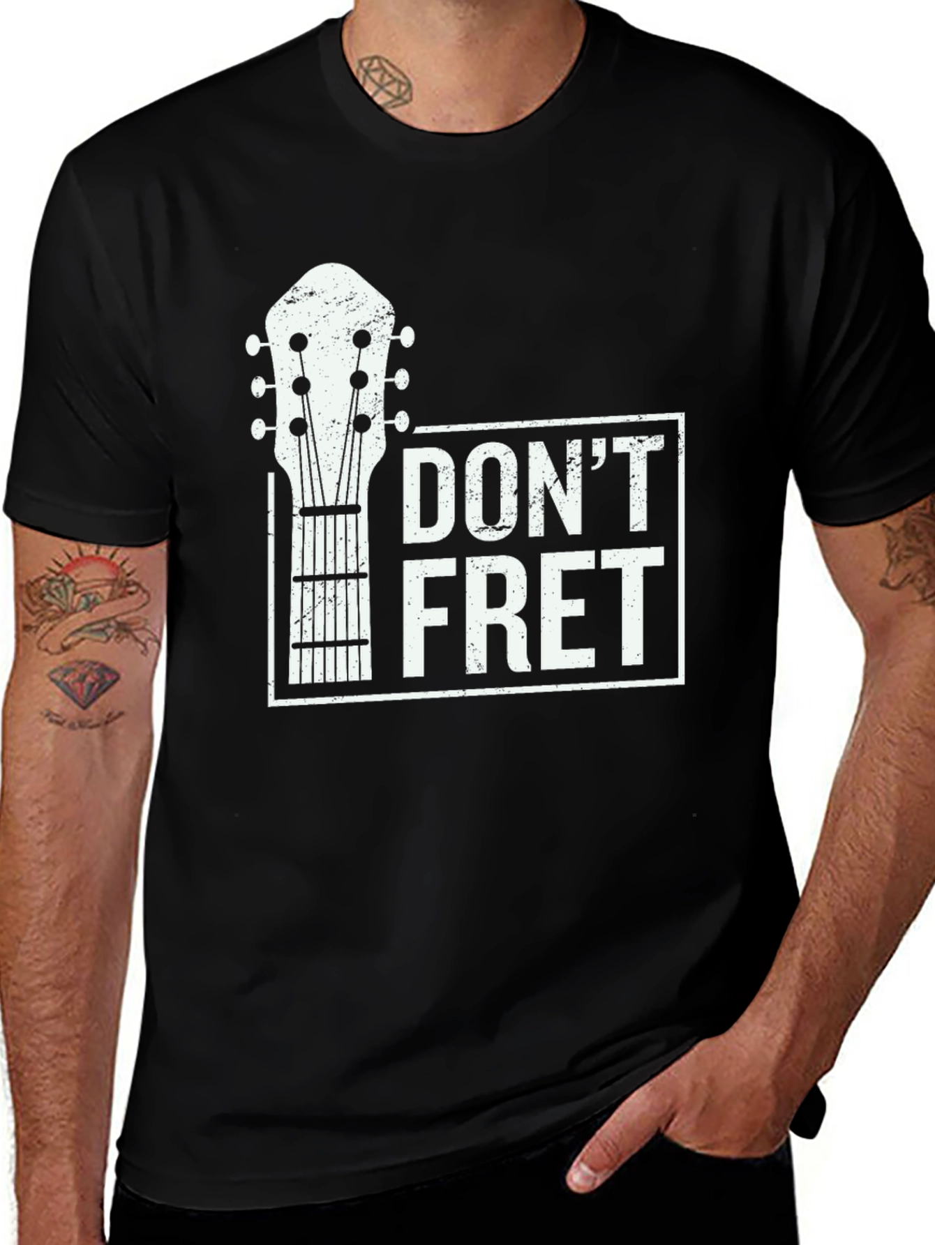 Dont Fret Graphic Tee - Guitar Lovers T-Shirt