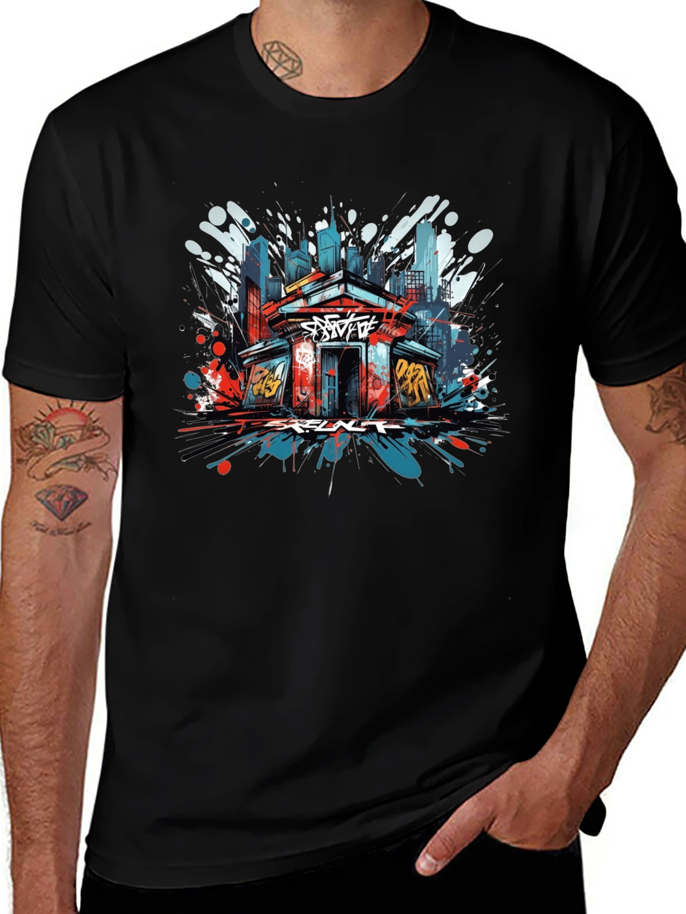 Urban Graffiti Art T-Shirt