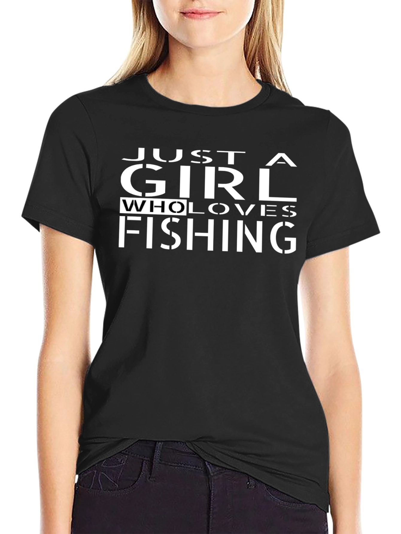 Just a Girl Who Loves Fishing T-Shirt