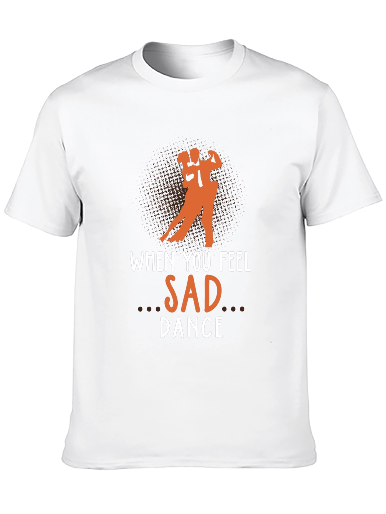 When You Feel Sad Dance Graphic Tee - Black