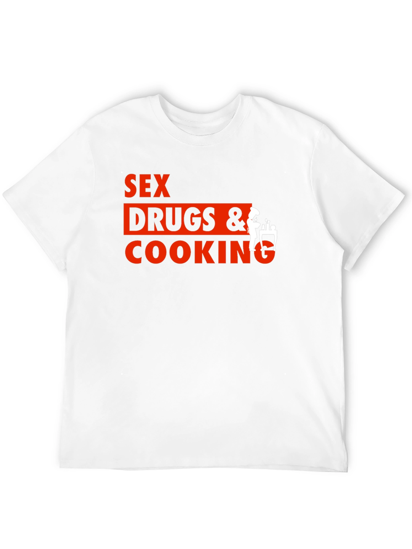 Sex Drugs and Cooking Black T-Shirt