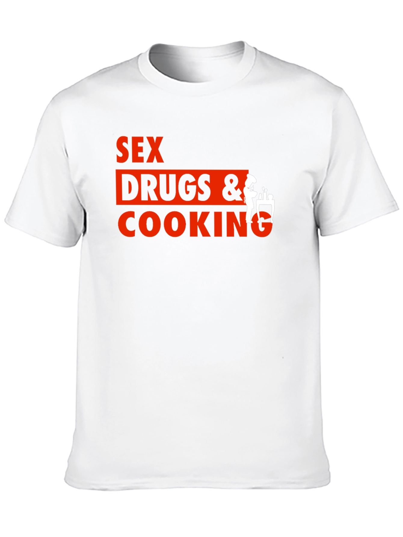 Sex Drugs and Cooking Black T-Shirt