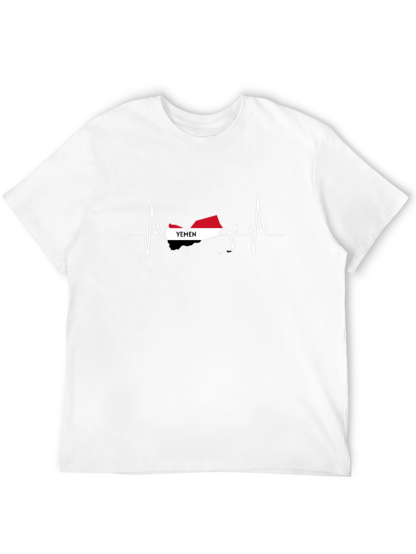 Yemen Heartbeat T-Shirt - Black Graphic Tee
