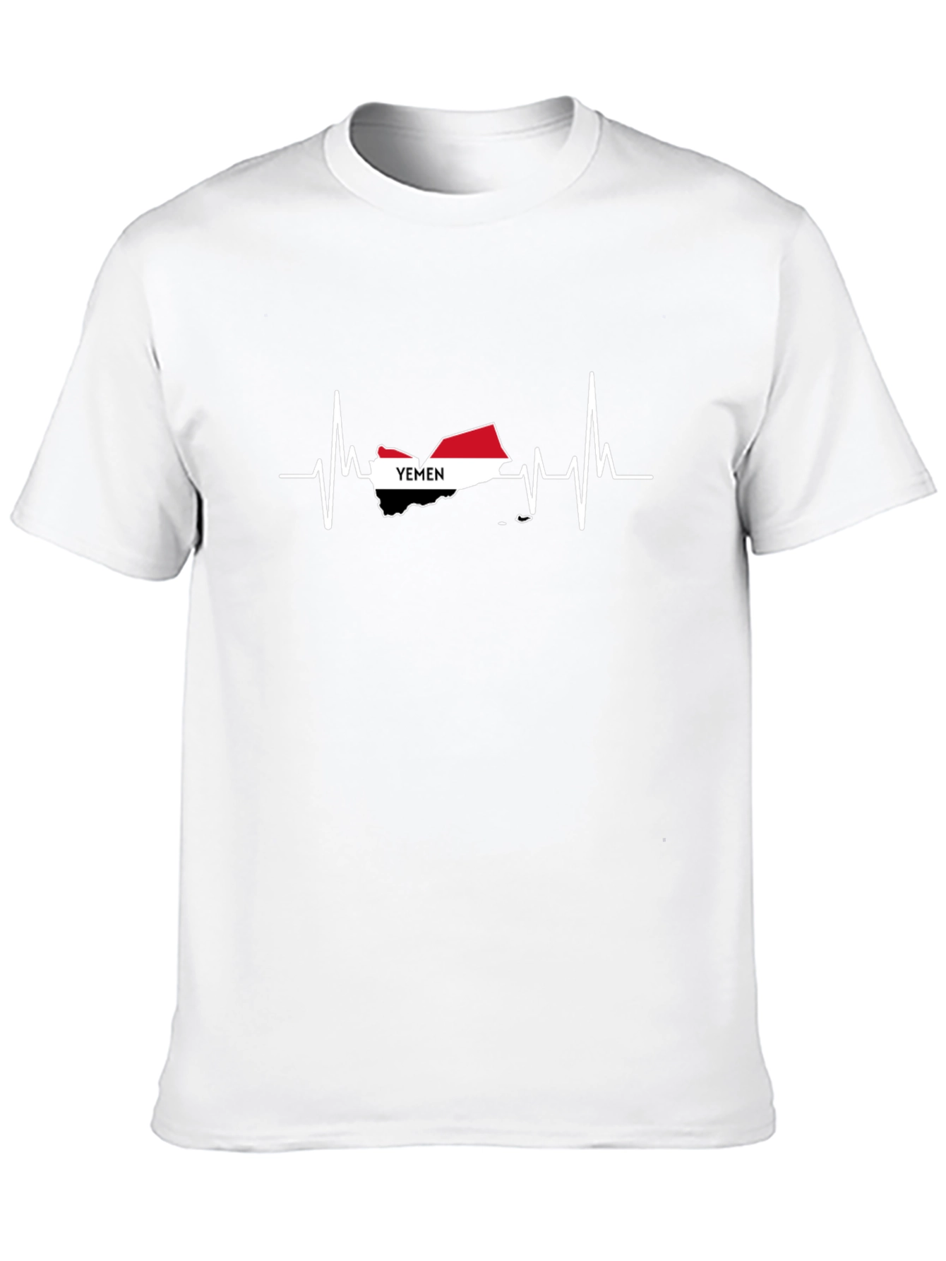 Yemen Heartbeat T-Shirt - Black Graphic Tee