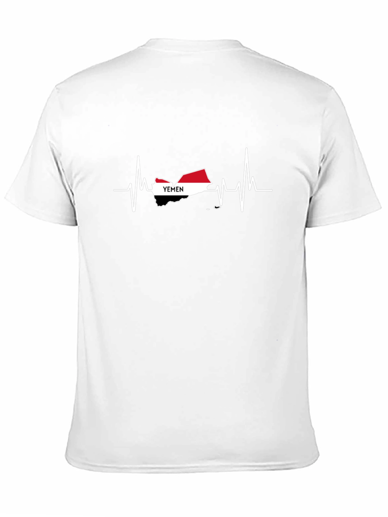 Yemen Heartbeat T-Shirt - Black Graphic Tee
