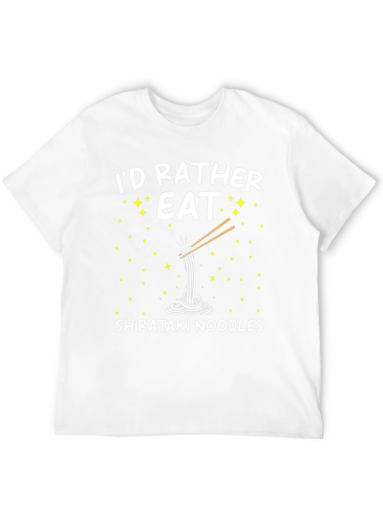 Id Rather Eat Shirataki Noodles Funny T-Shirt