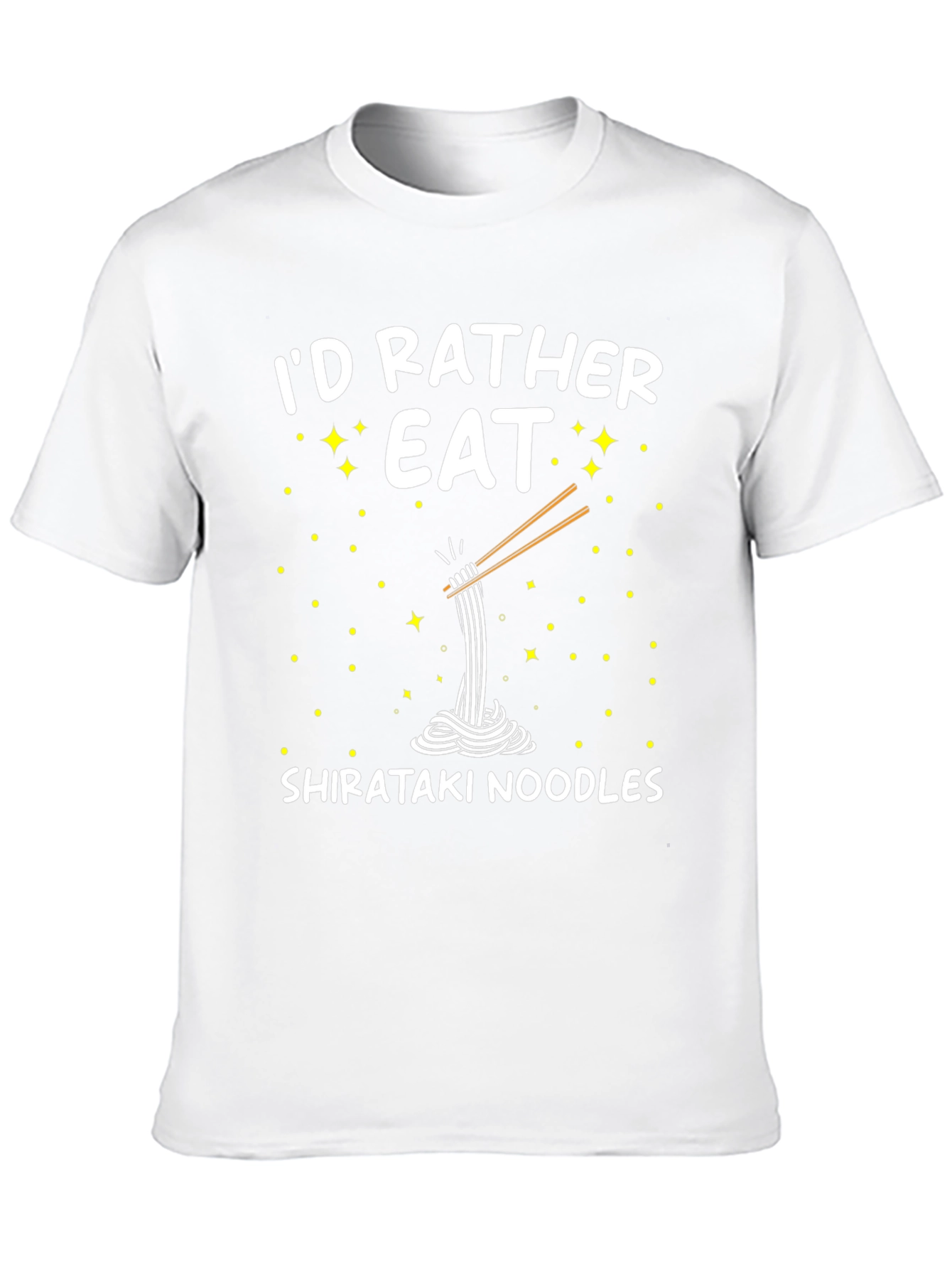 Id Rather Eat Shirataki Noodles Funny T-Shirt