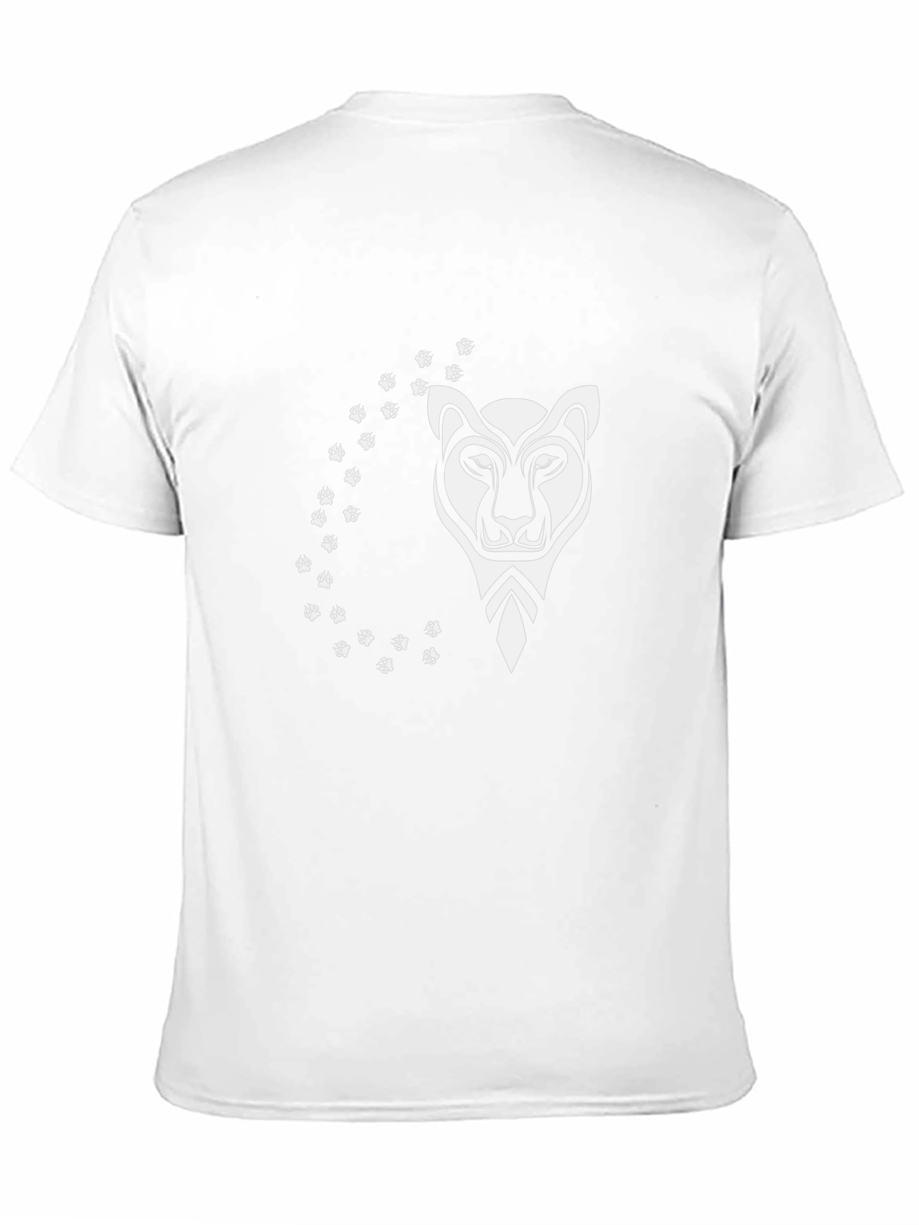 Black T-Shirt with Panther Design
