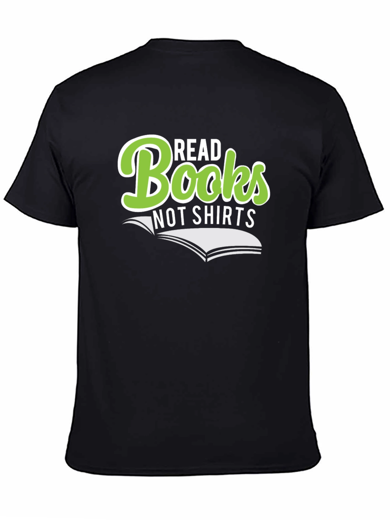 Read Books Not Shirts Funny Graphic Novelty T-Shirt