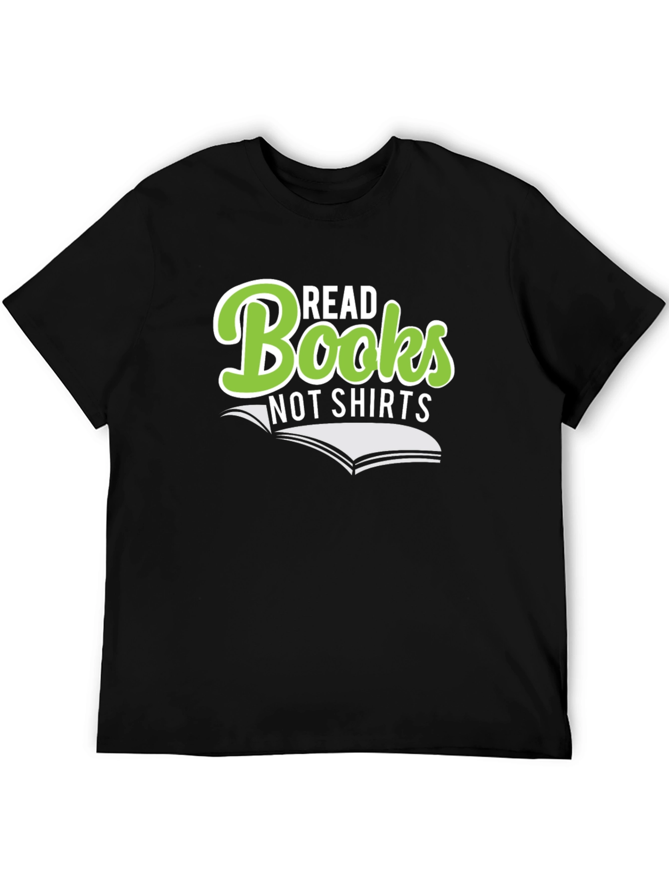 Read Books Not Shirts Funny Graphic Novelty T-Shirt