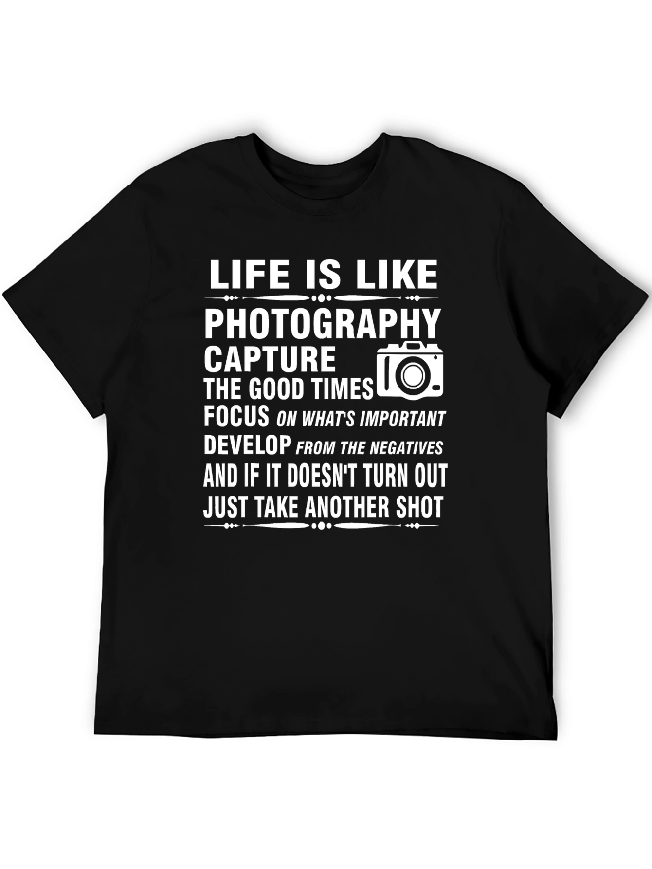 Photography Life T-Shirt Camera Graphic Tee