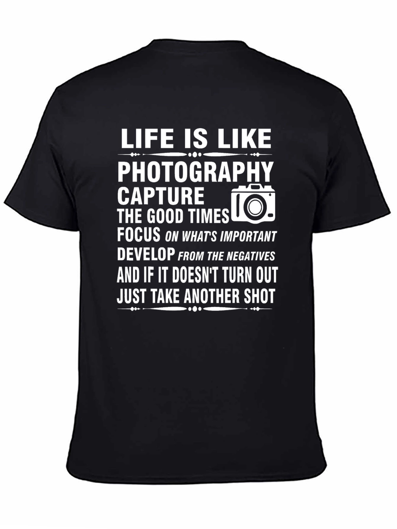 Photography Life T-Shirt Camera Graphic Tee