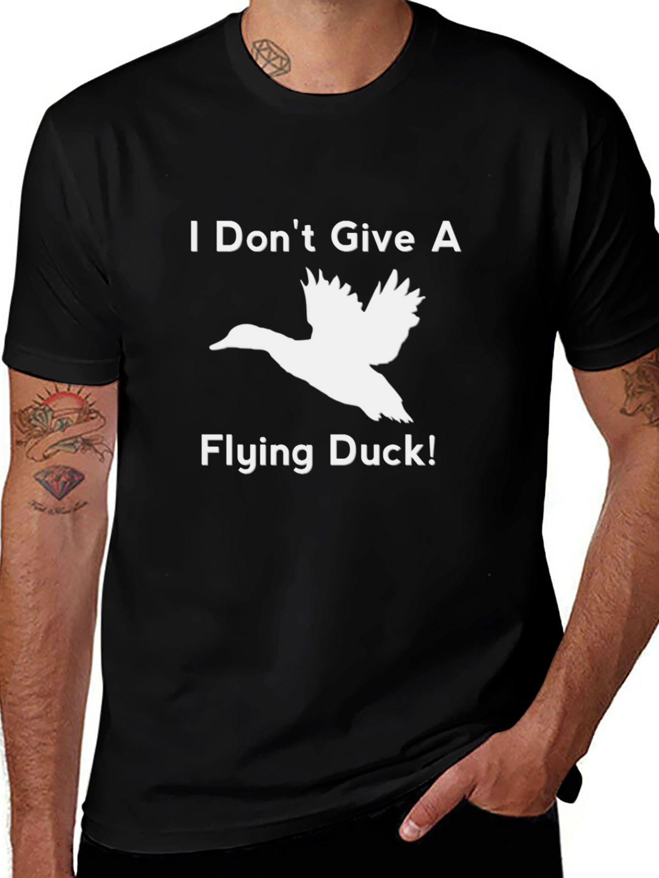 I Dont Give a Flying Duck Funny T-Shirt