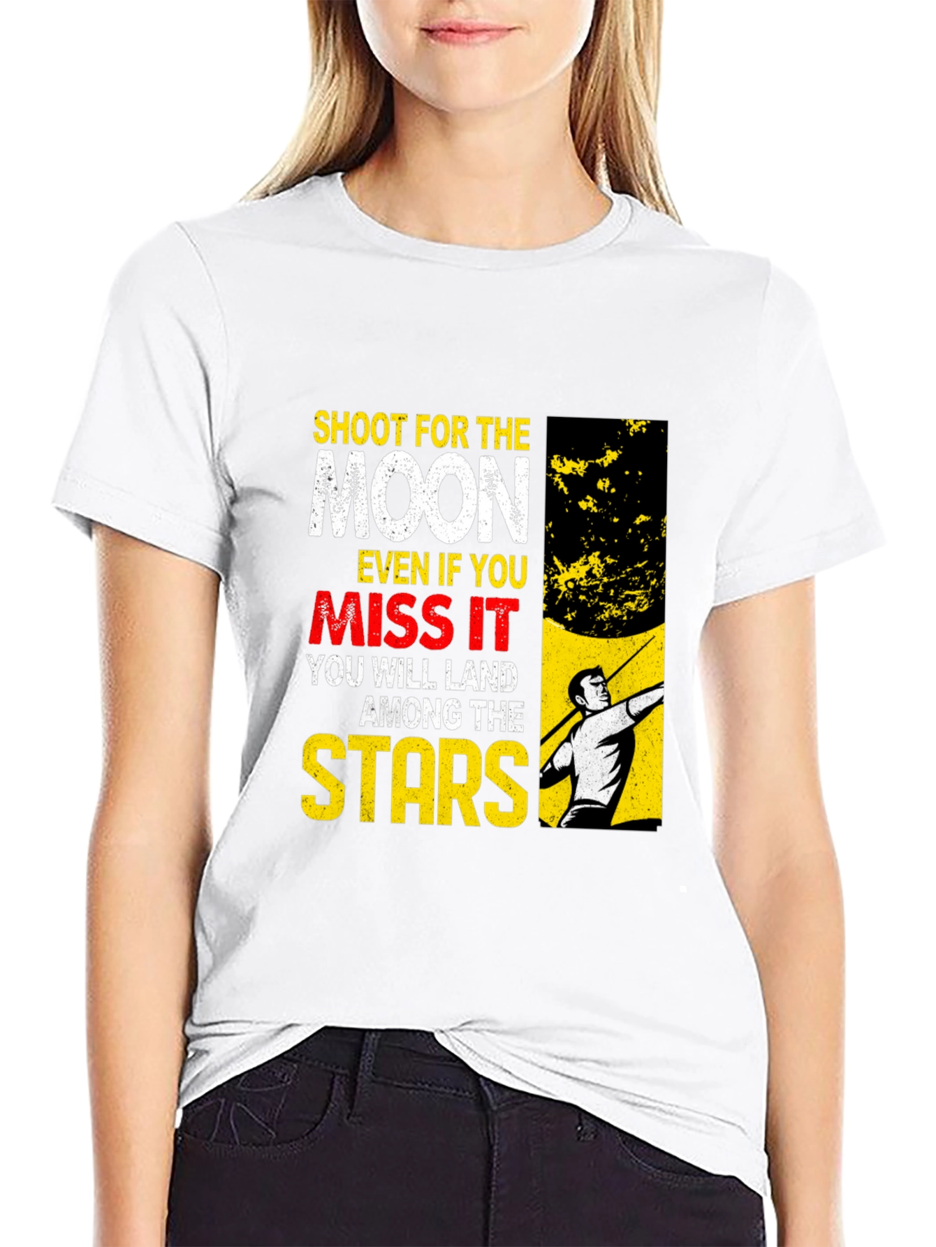Shoot for the Moon Graphic T-Shirt