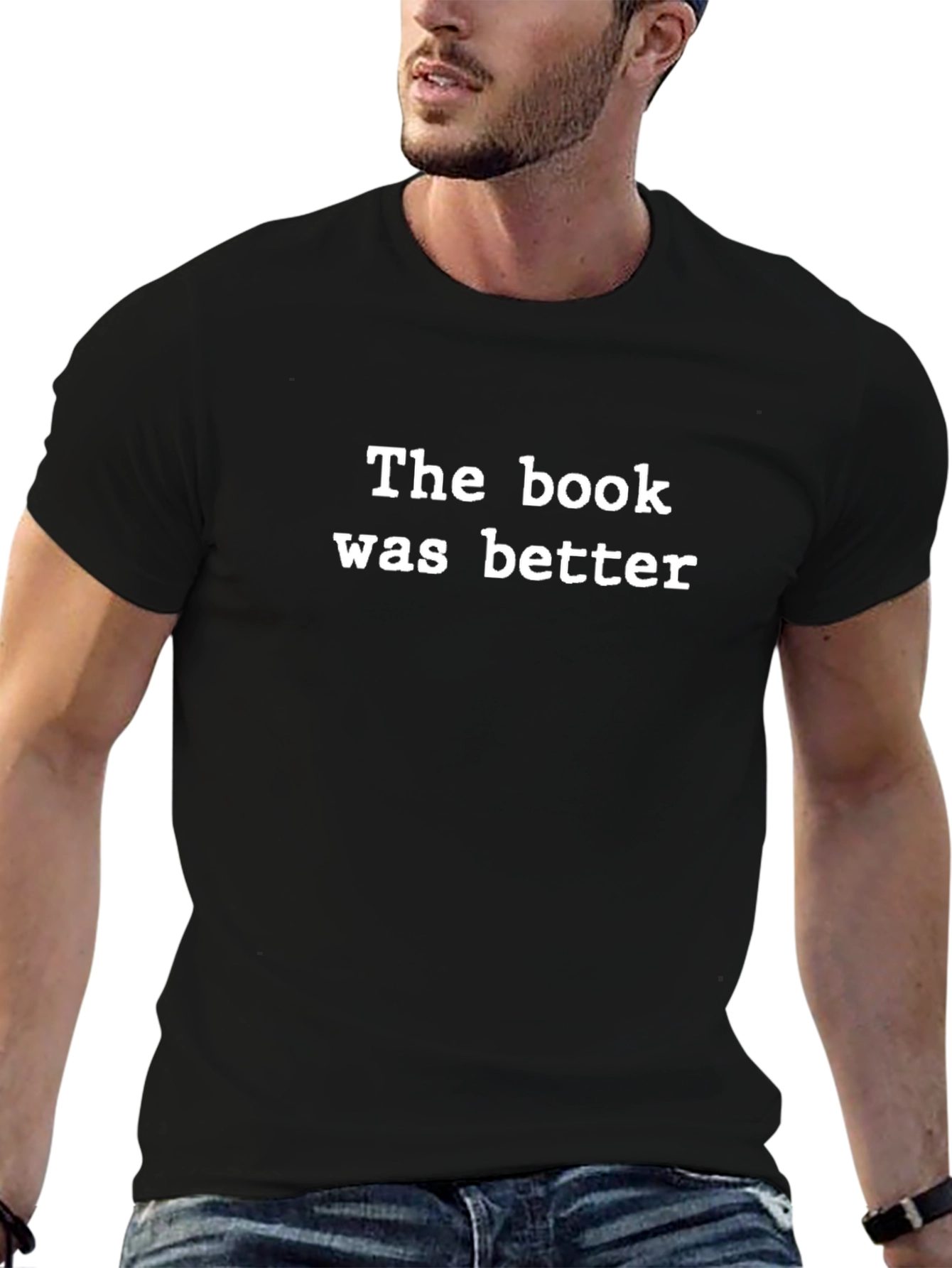 The Book Was Better T-Shirt - Black Novelty Tee