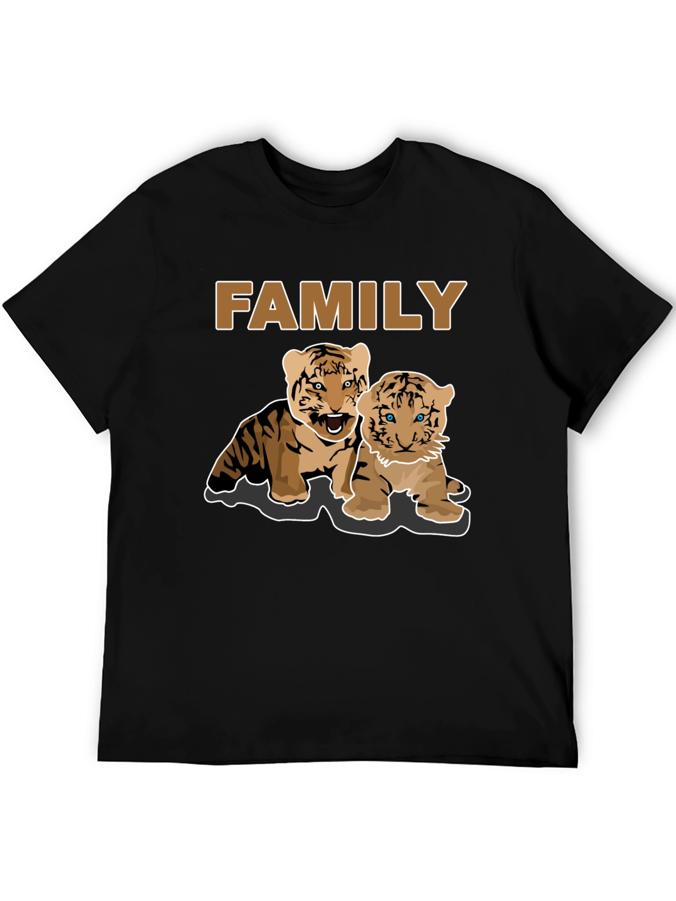 Tiger Family Graphic T-Shirt