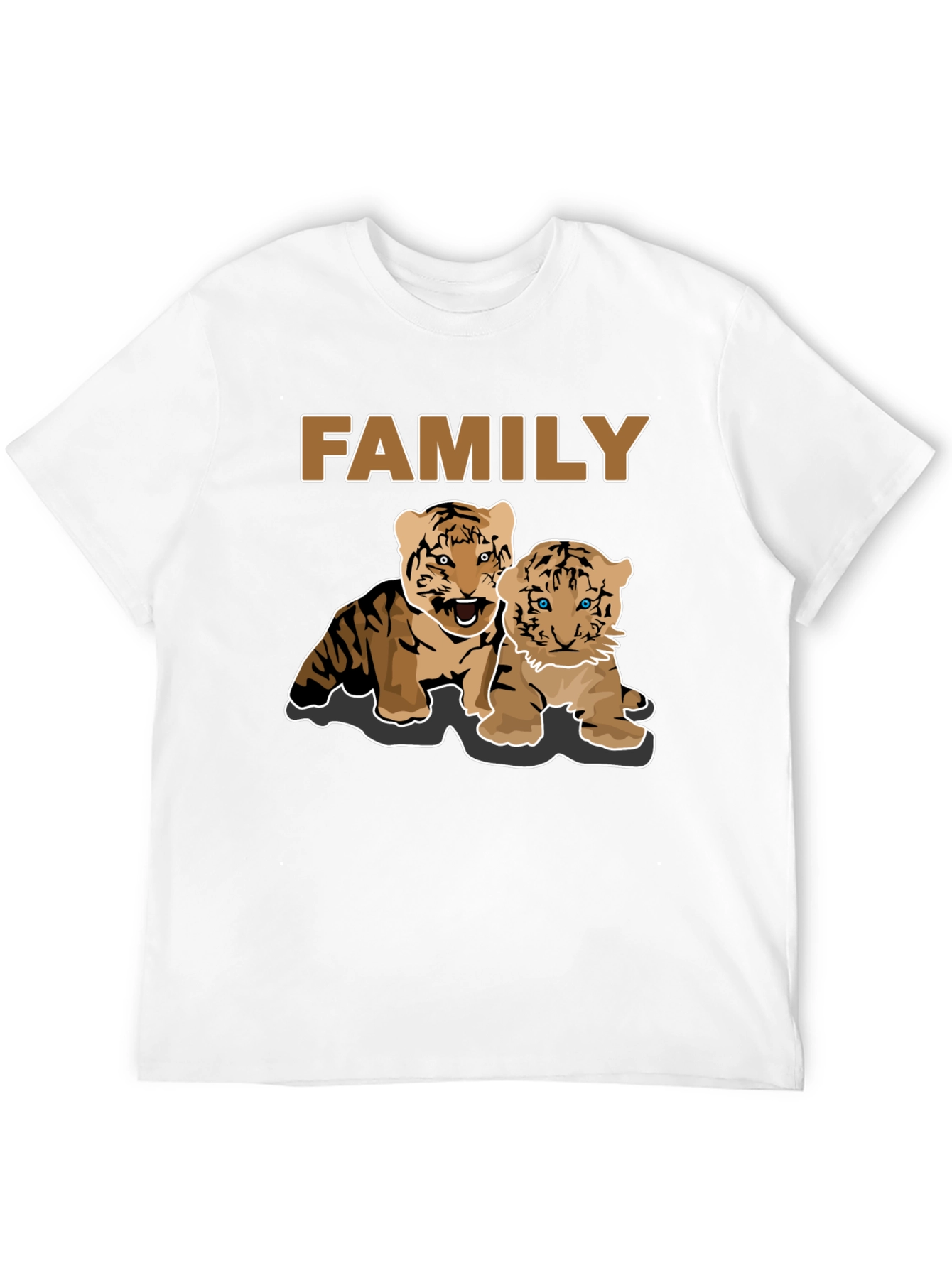 Tiger Family Graphic T-Shirt