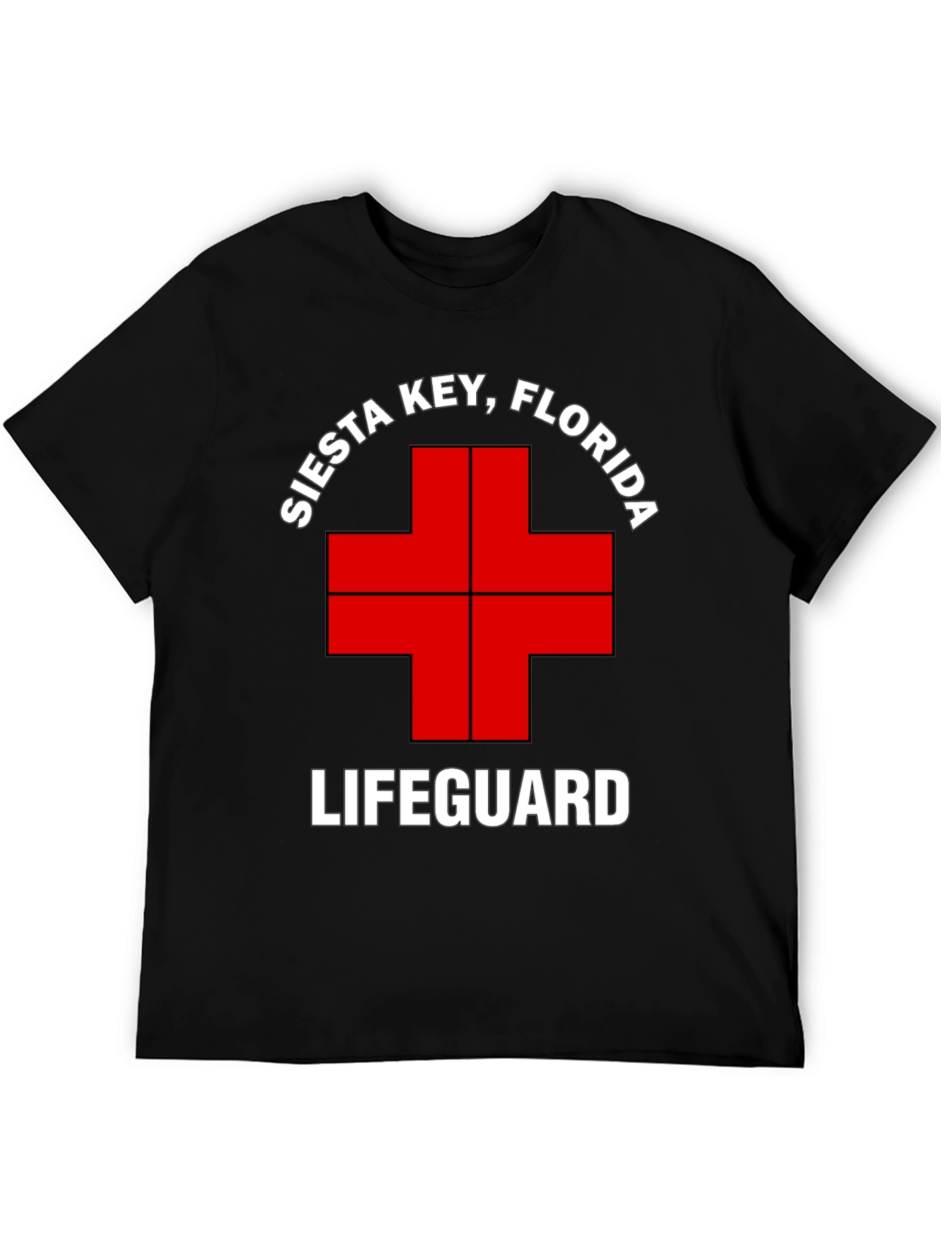 Siesta Key Lifeguard T-Shirt - Florida Beach Tee