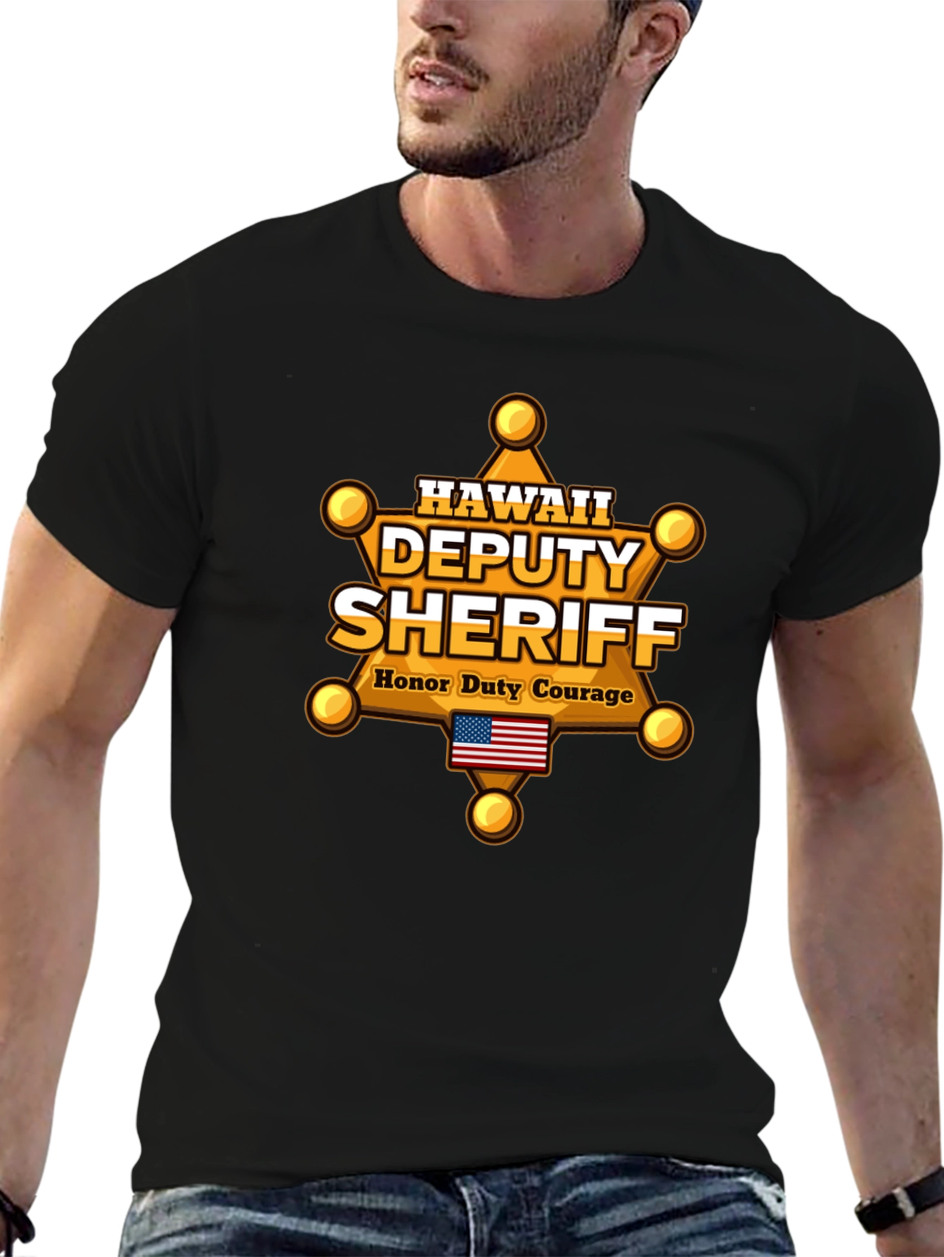 Hawaii Deputy Sheriff Graphic T-Shirt