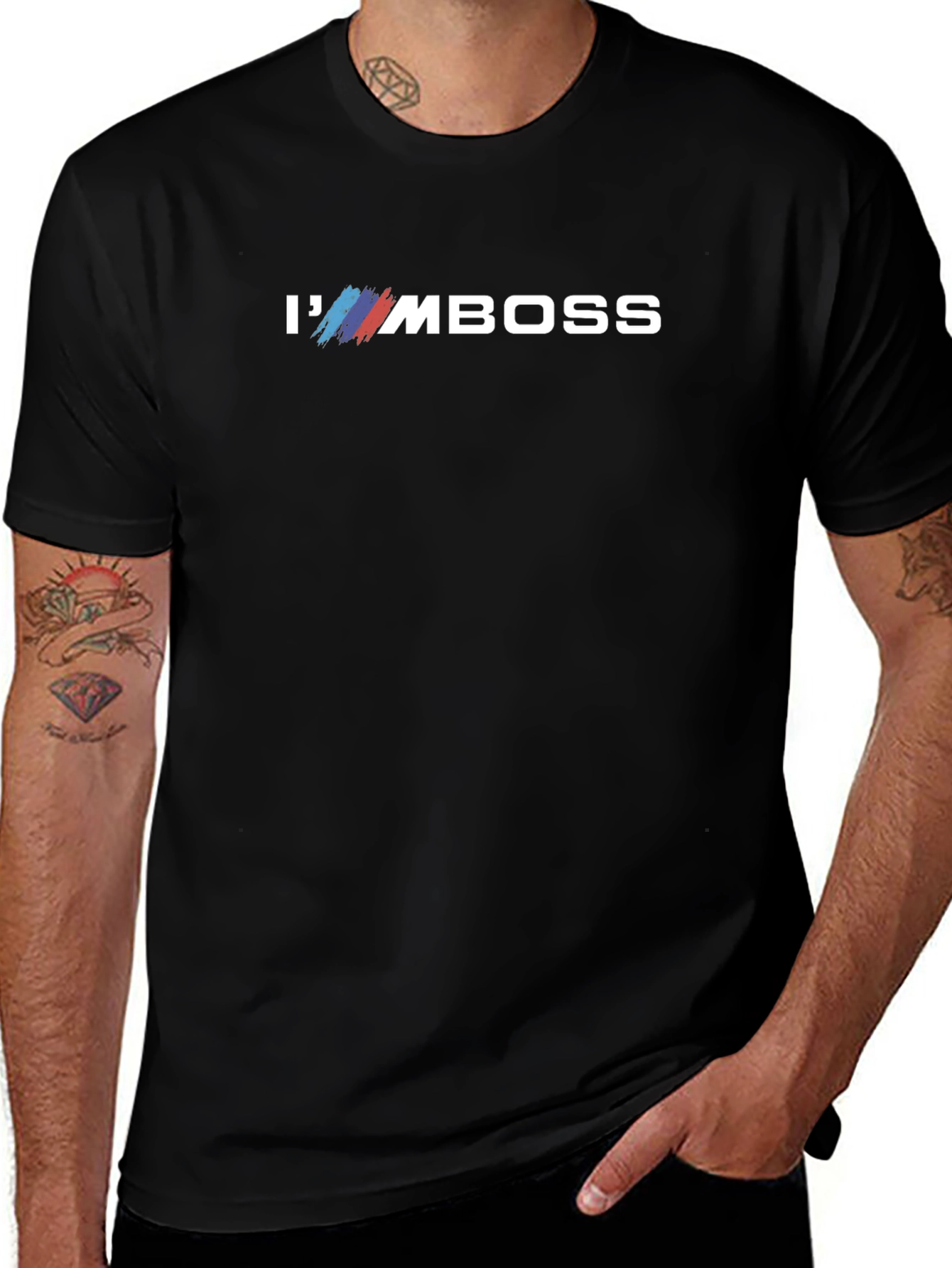 IM BOSS T-Shirt: Stylish Cotton Tee