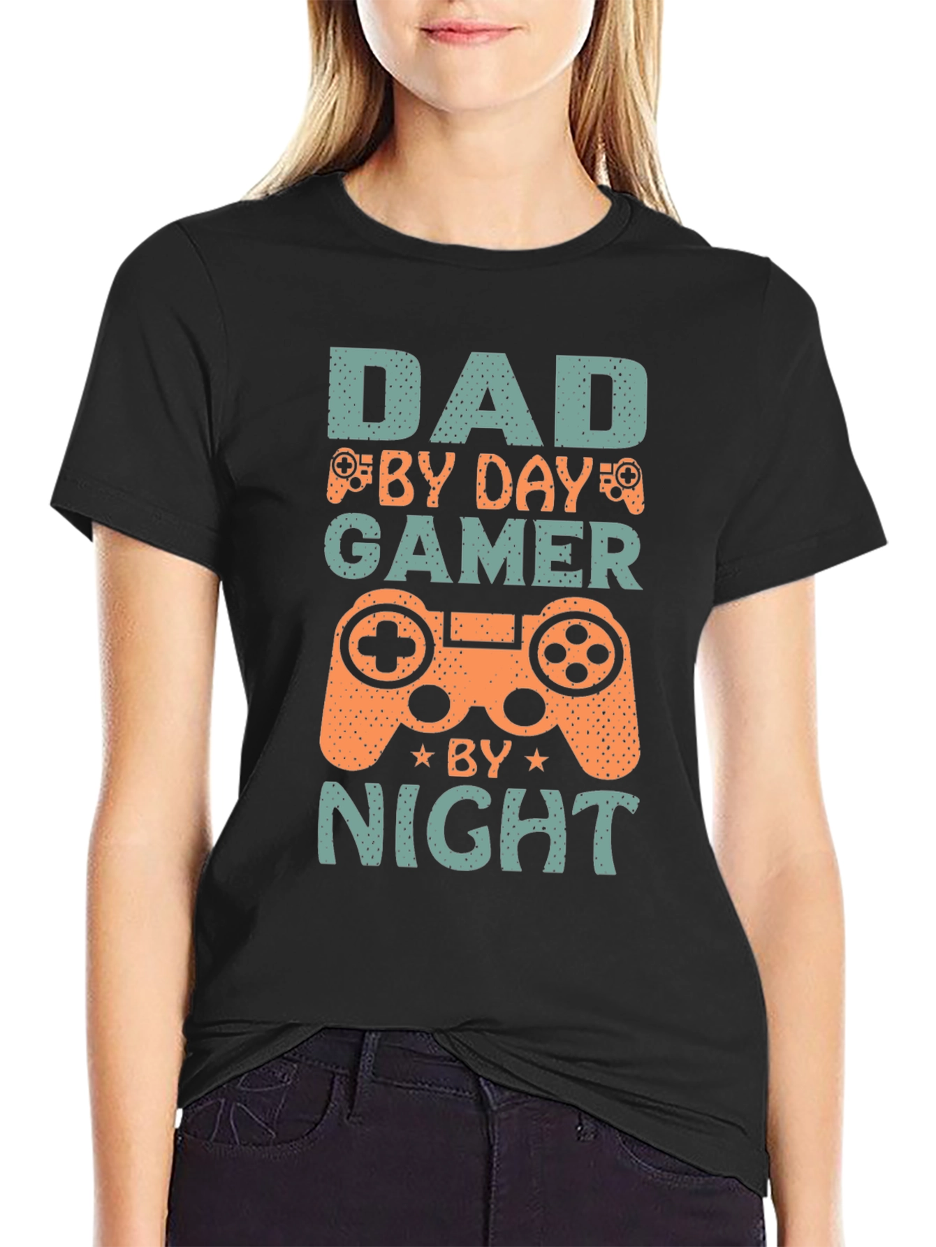 Dad By Day Gamer By Night Graphic Tee