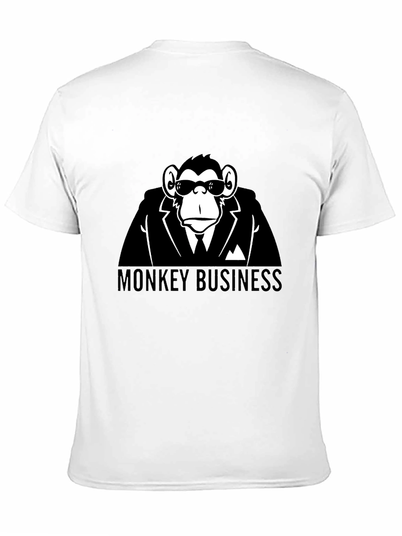 Monkey Business Black T-Shirt - Funny Graphic Tee