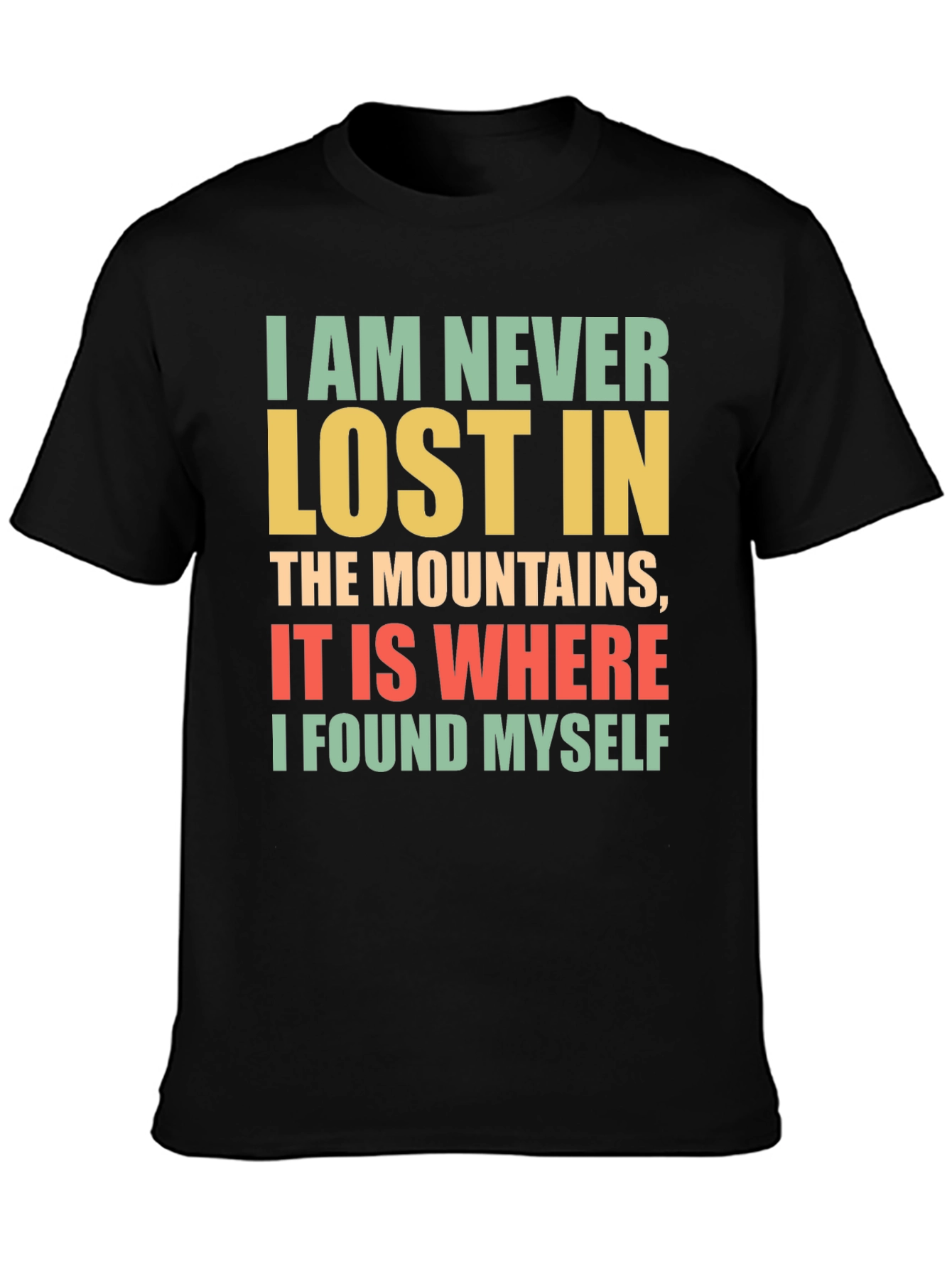 Mountain Found Myself Graphic T-Shirt