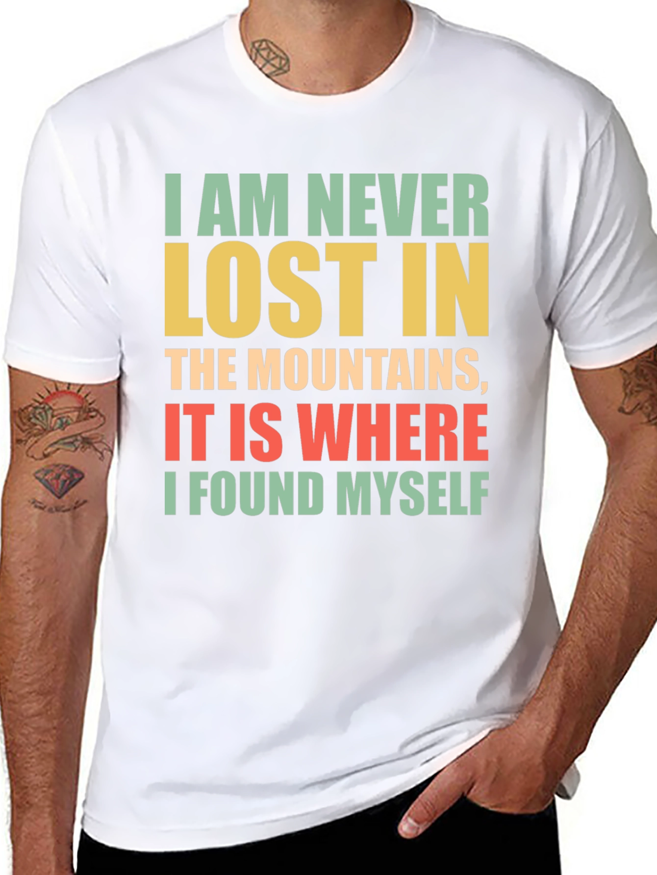 Mountain Found Myself Graphic T-Shirt