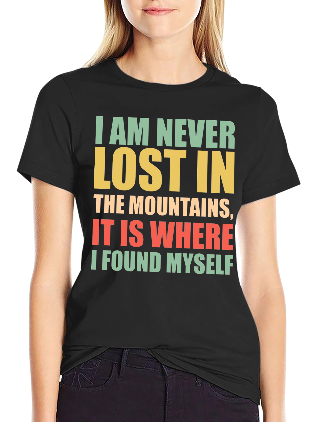 Mountain Found Myself Graphic T-Shirt
