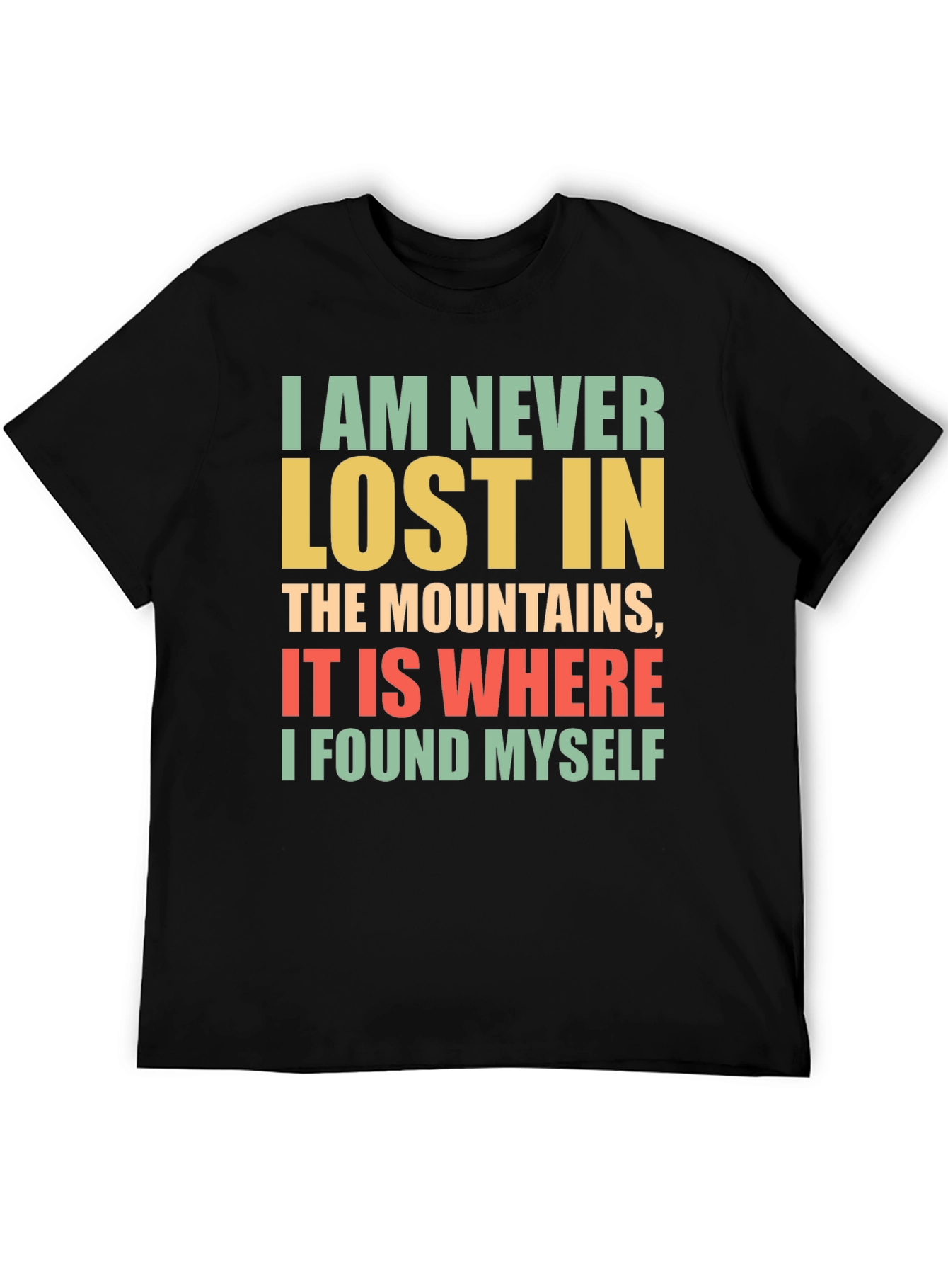 Mountain Found Myself Graphic T-Shirt