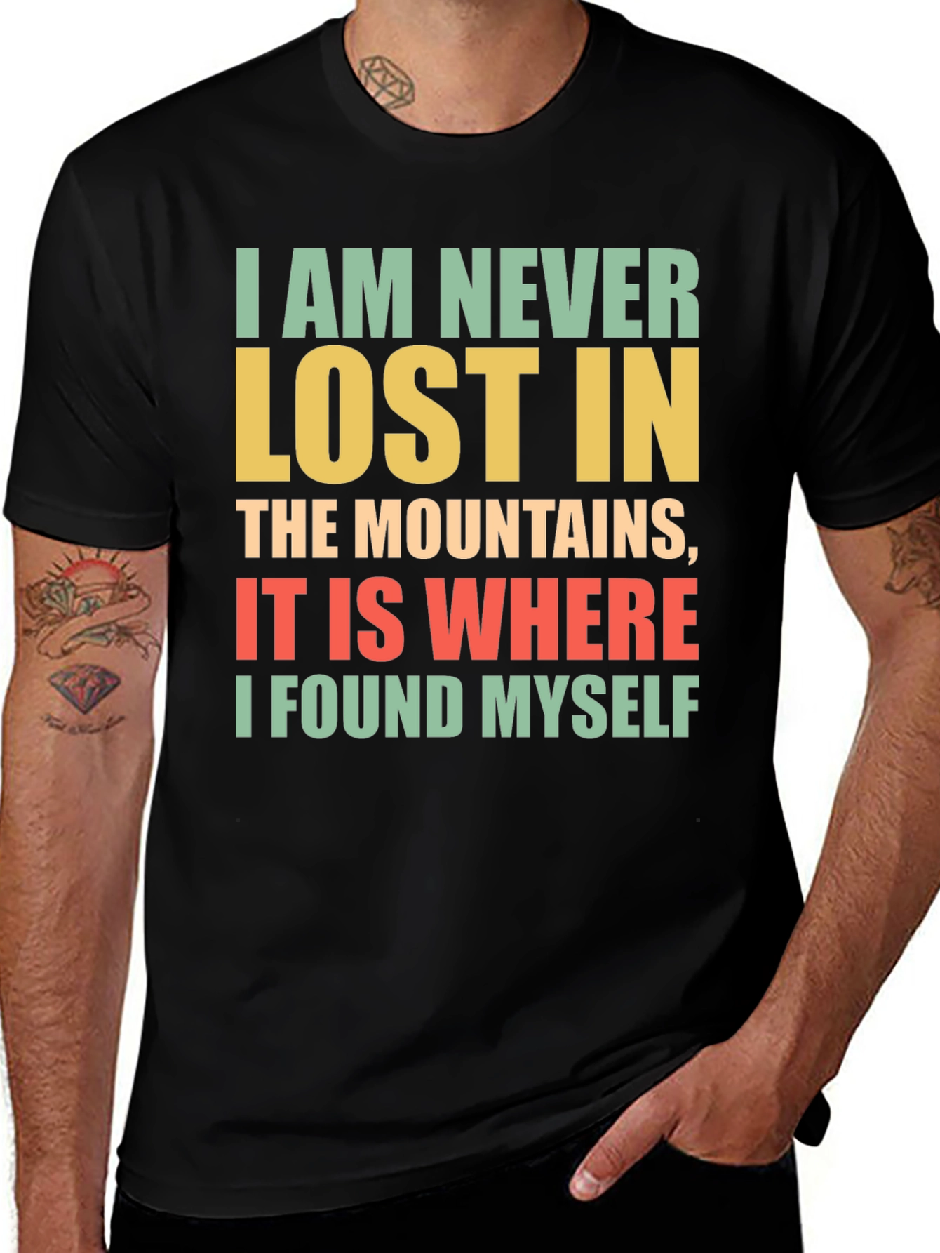 Mountain Found Myself Graphic T-Shirt