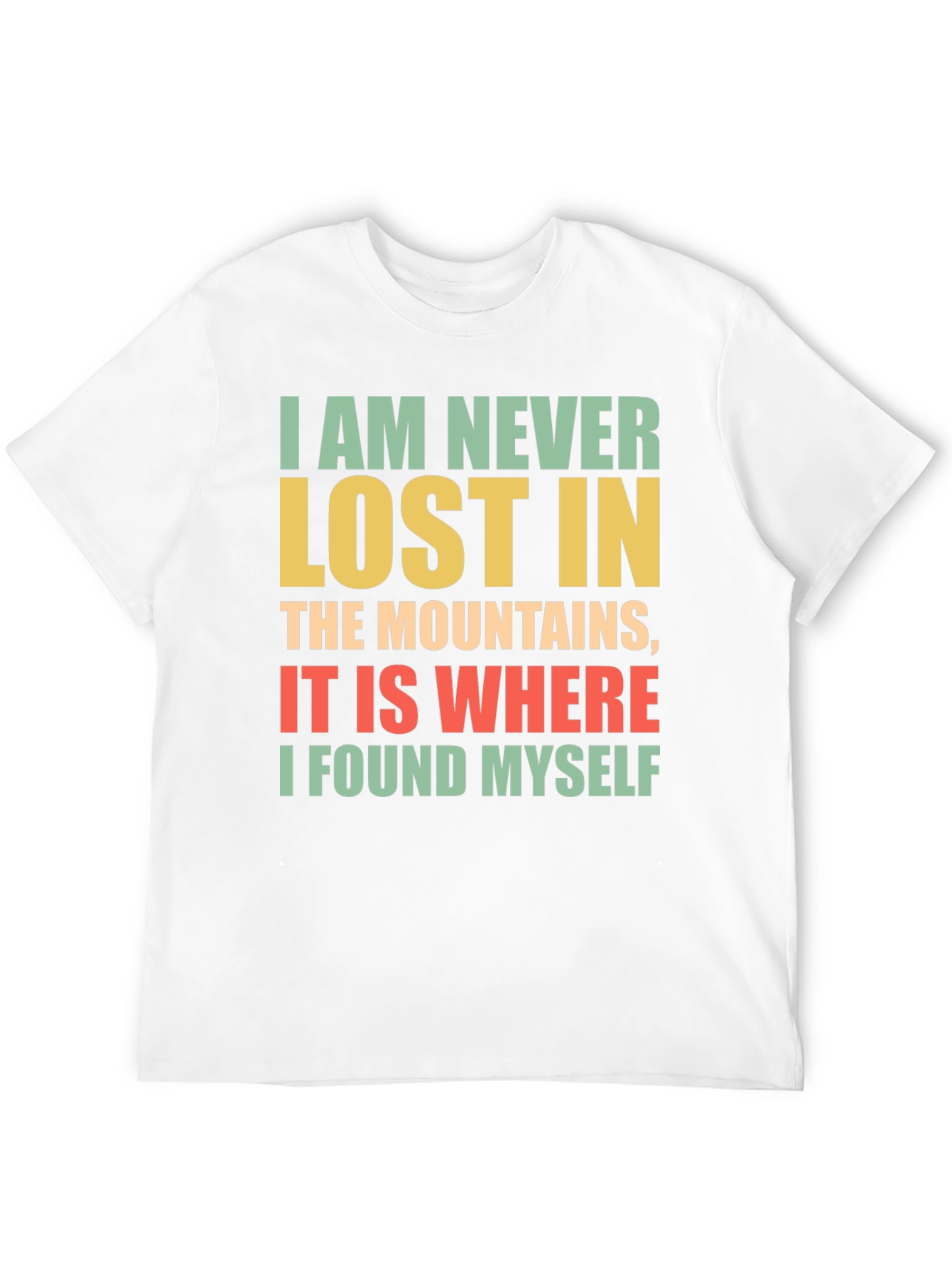 Mountain Found Myself Graphic T-Shirt