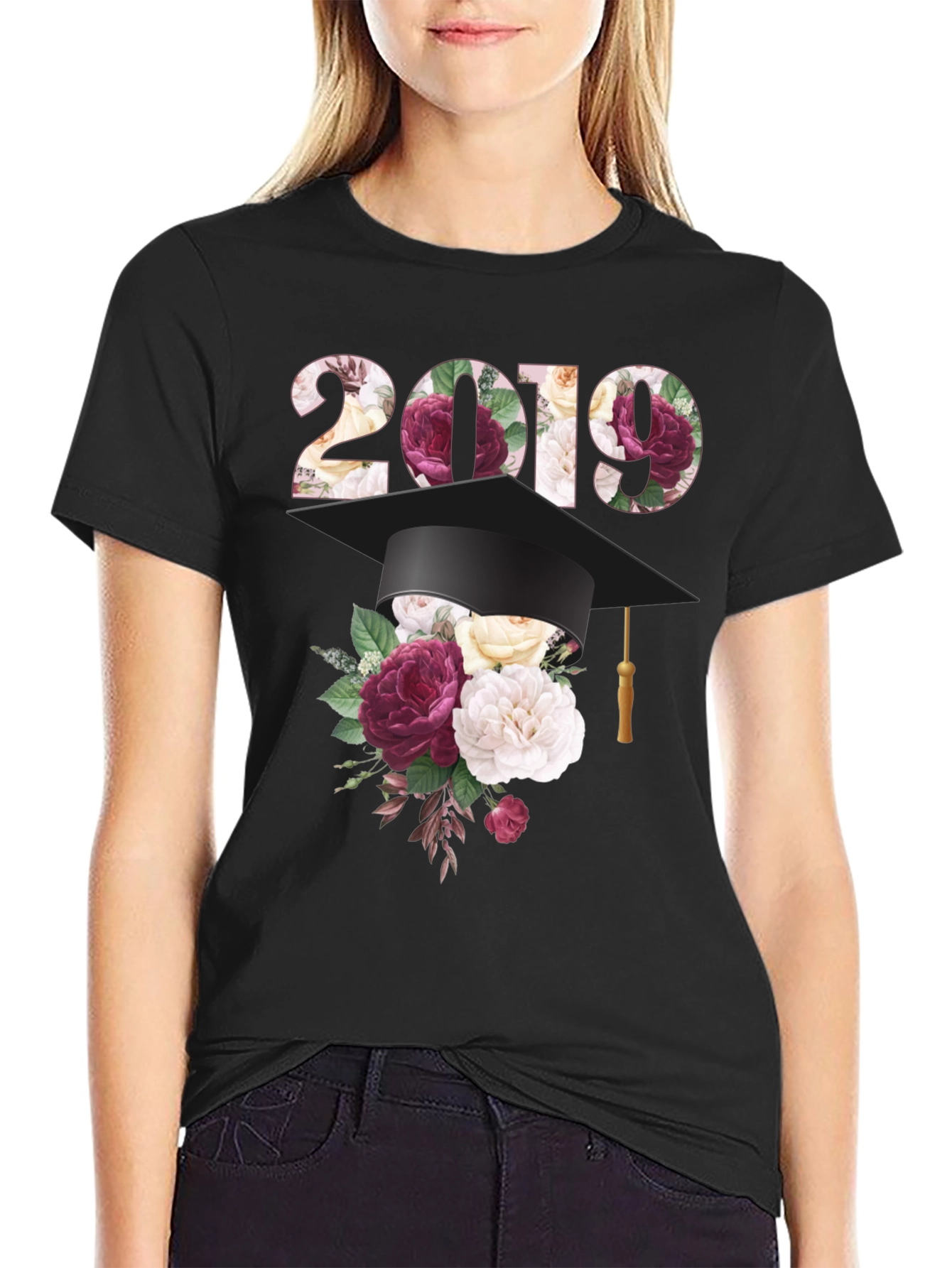 Floral 2019 Graduation T-Shirt