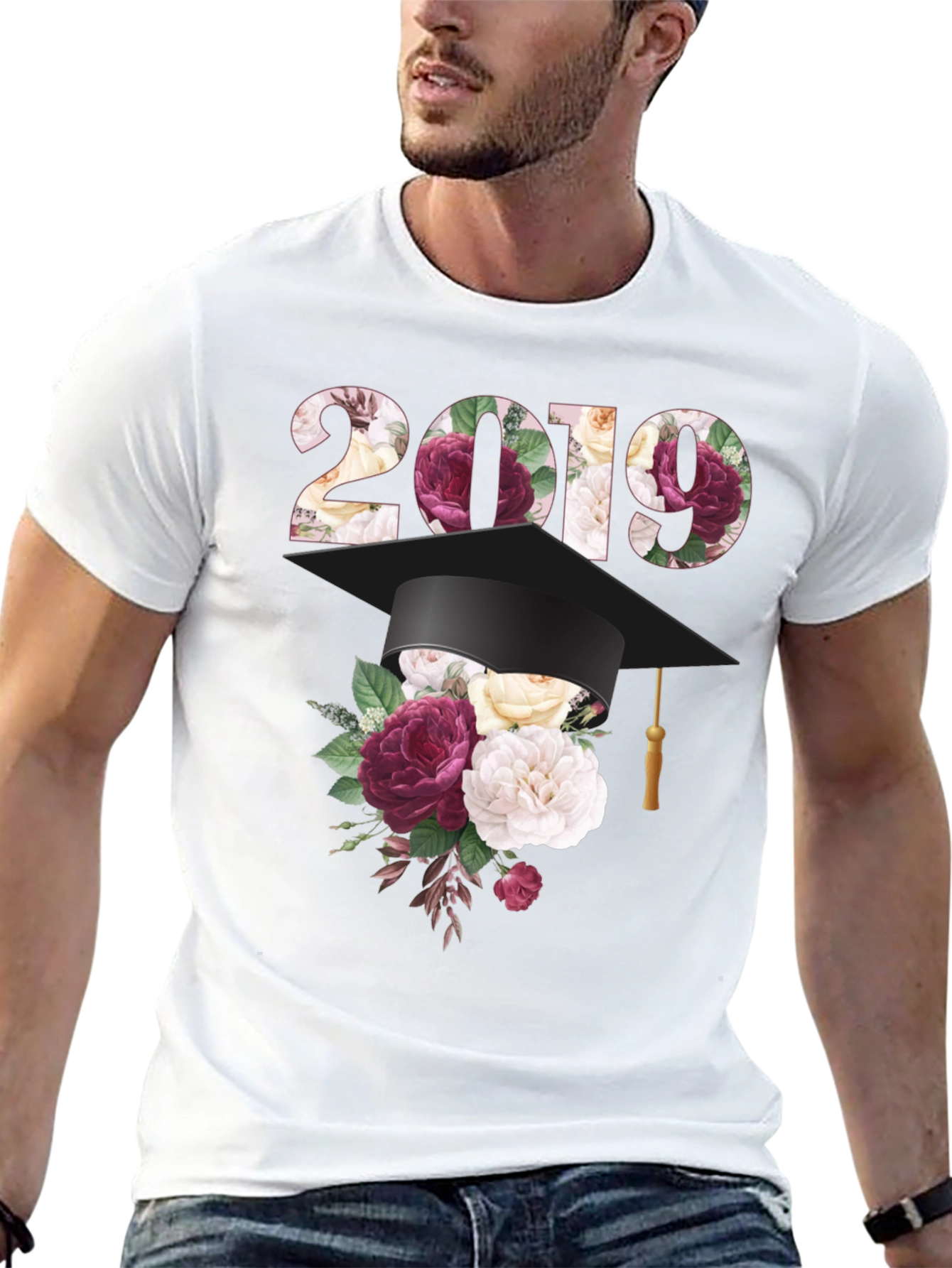 Floral 2019 Graduation T-Shirt
