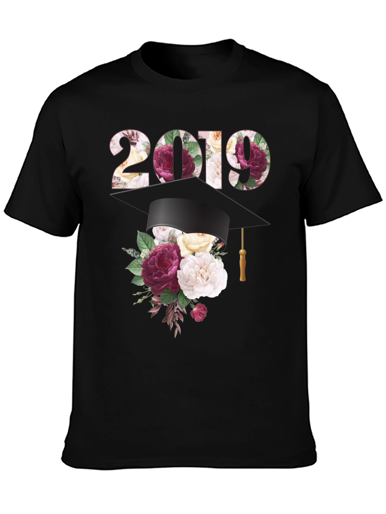 Floral 2019 Graduation T-Shirt