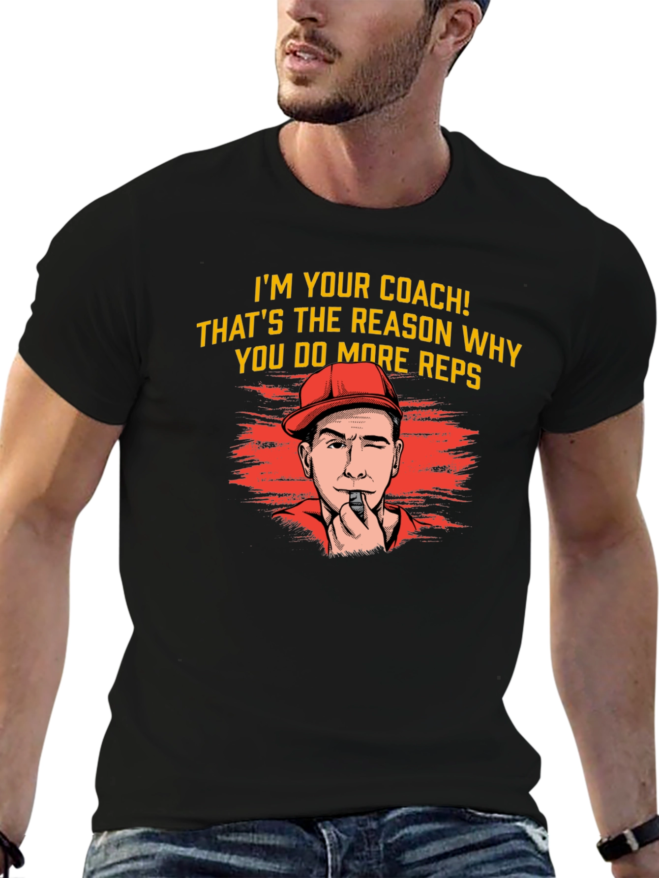 Im Your Coach T-Shirt Funny Gym Trainer Tee