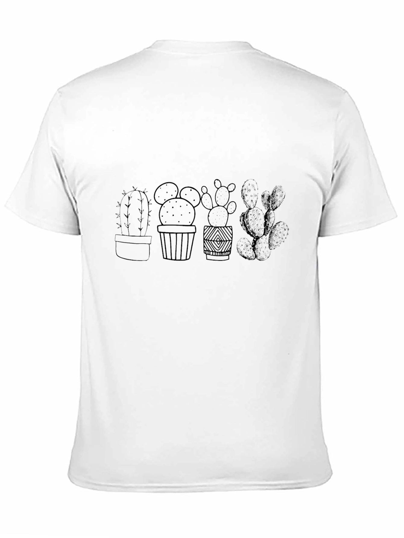 Cactus Plant Graphic Black T-Shirt