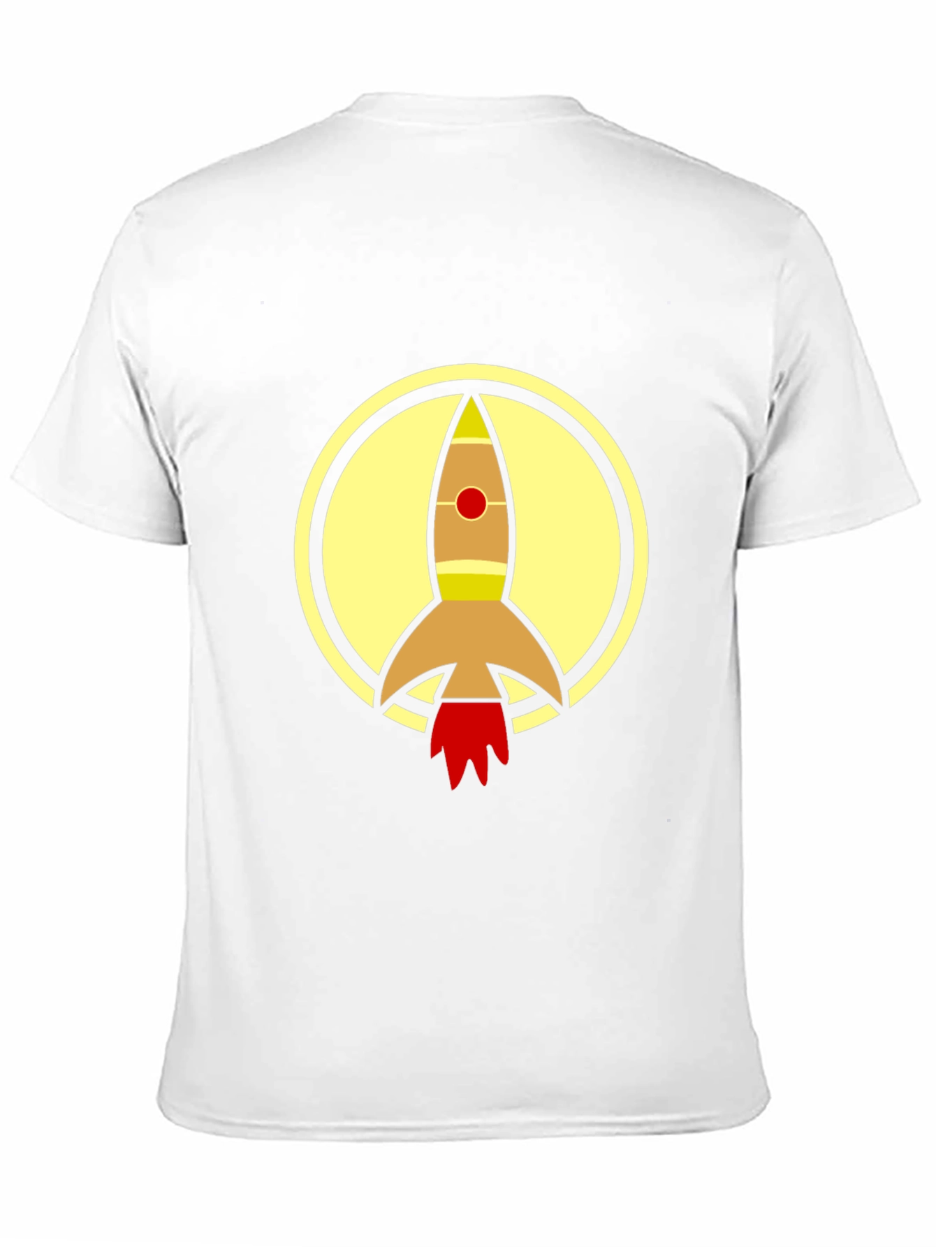 Rocket Circle T-Shirt - Futuristic Design