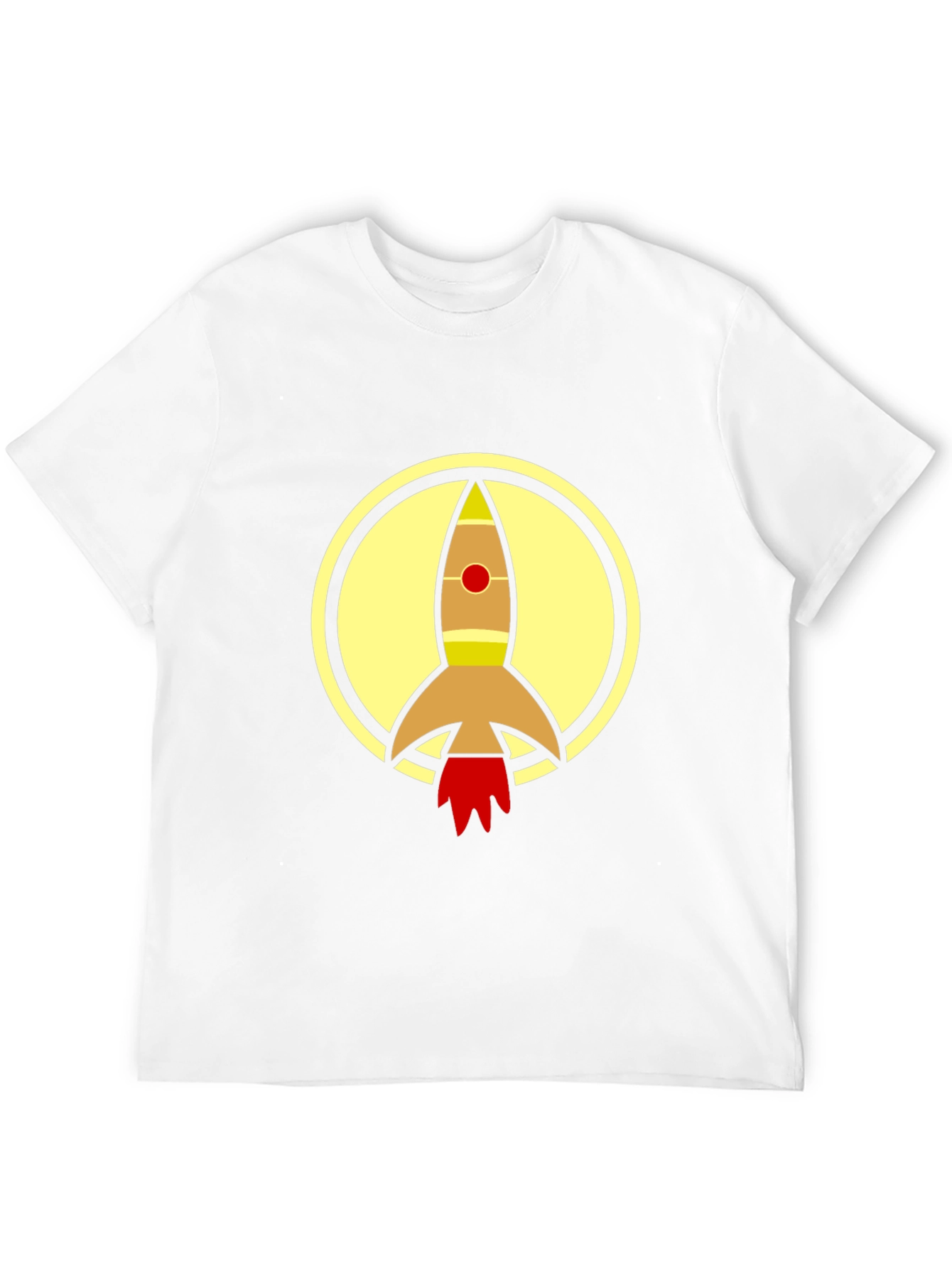 Rocket Circle T-Shirt - Futuristic Design
