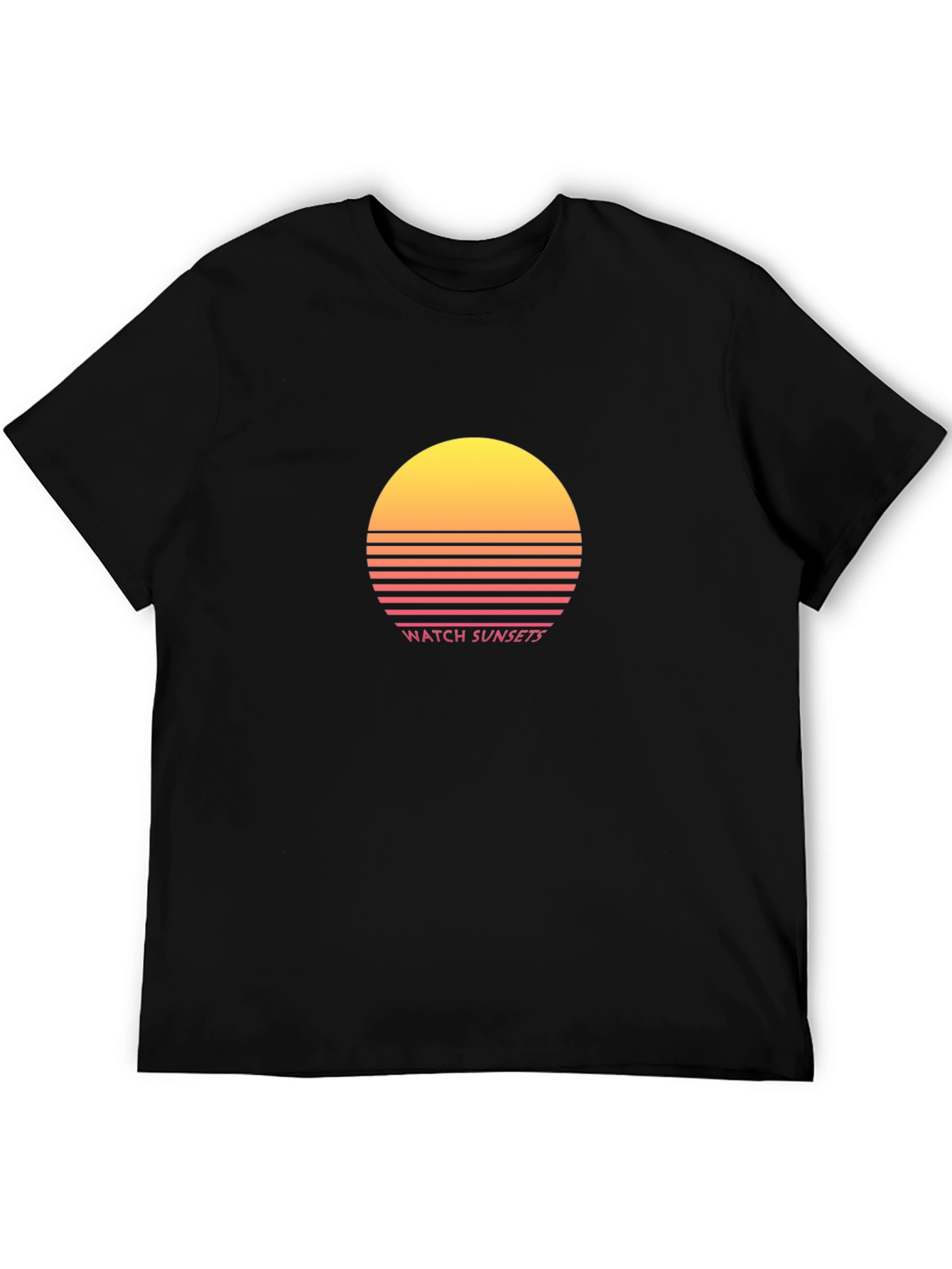 Retro Sunset T-Shirt - Watch Sunsets Design