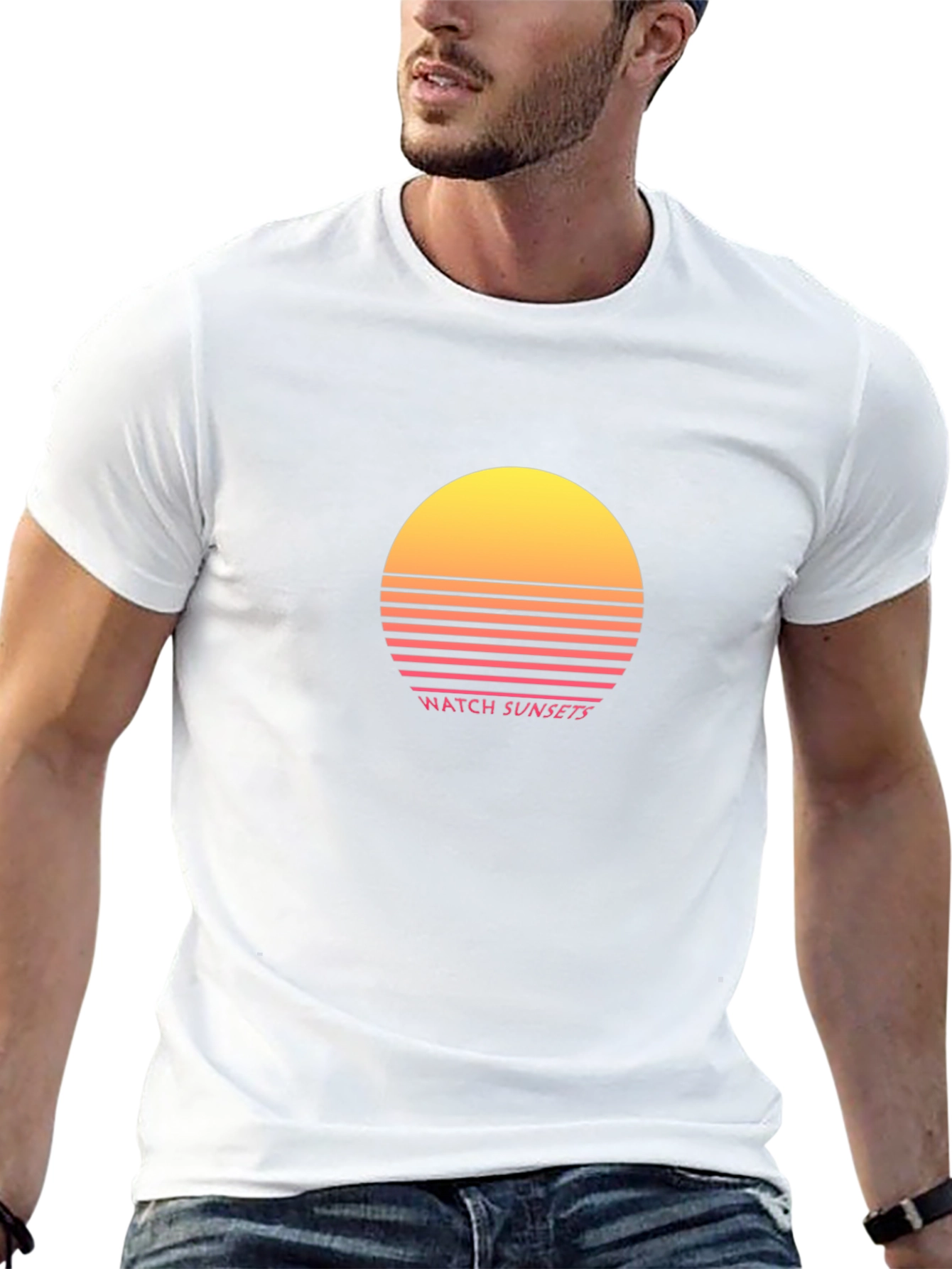 Retro Sunset T-Shirt - Watch Sunsets Design