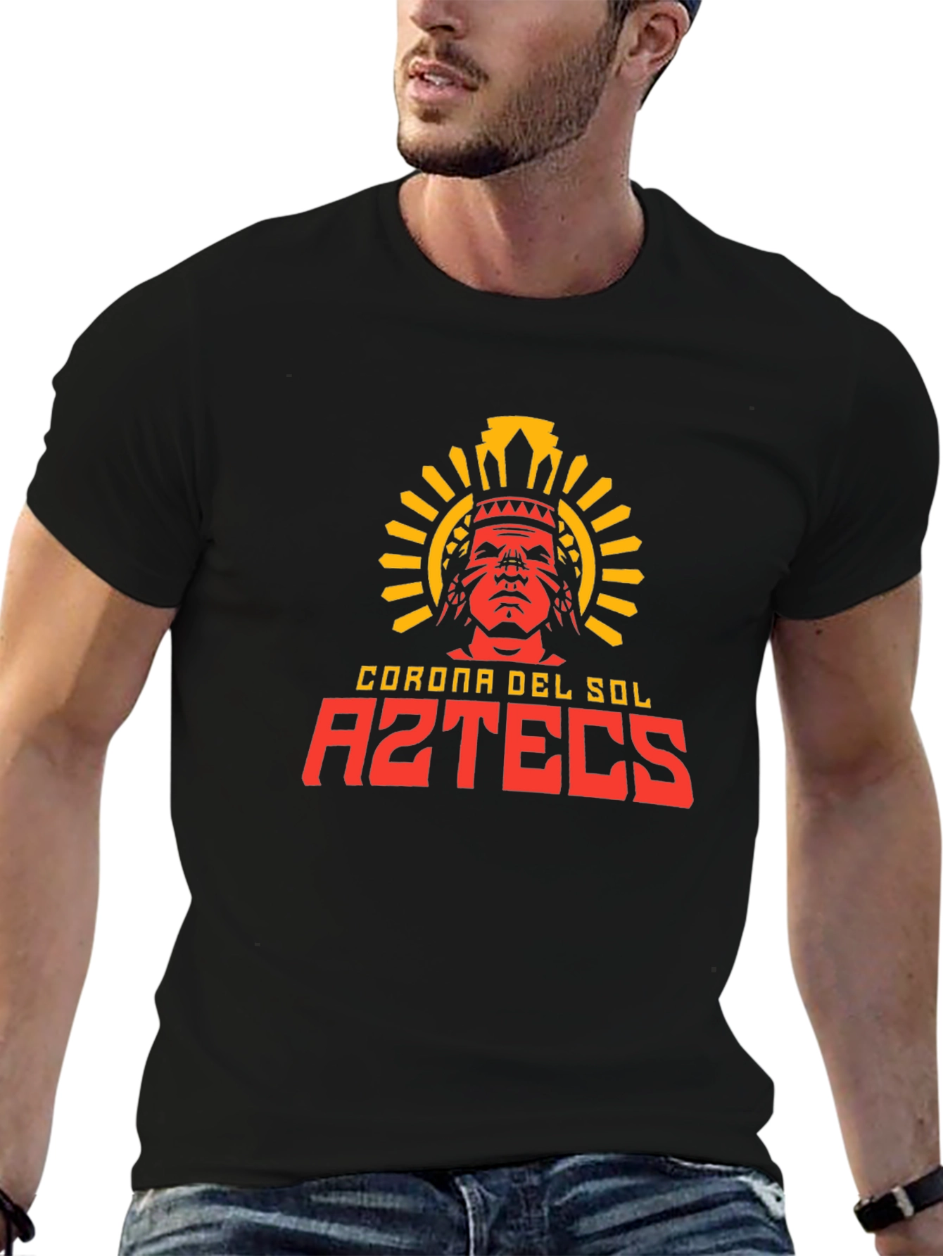 Corona Del Sol Aztecs Black T-Shirt