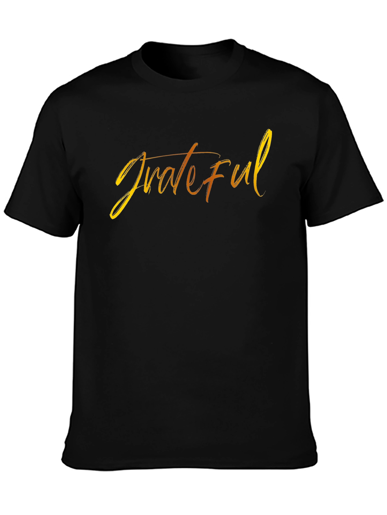 Grateful Graphic Tee - Stylish Comfort Positive Vibes