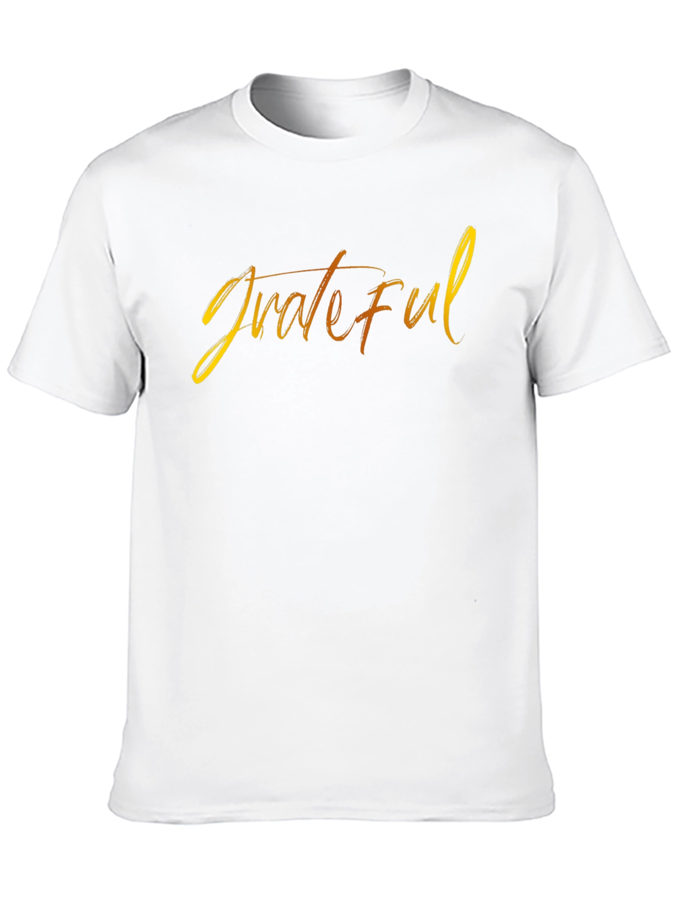 Grateful Graphic Tee - Stylish Comfort Positive Vibes