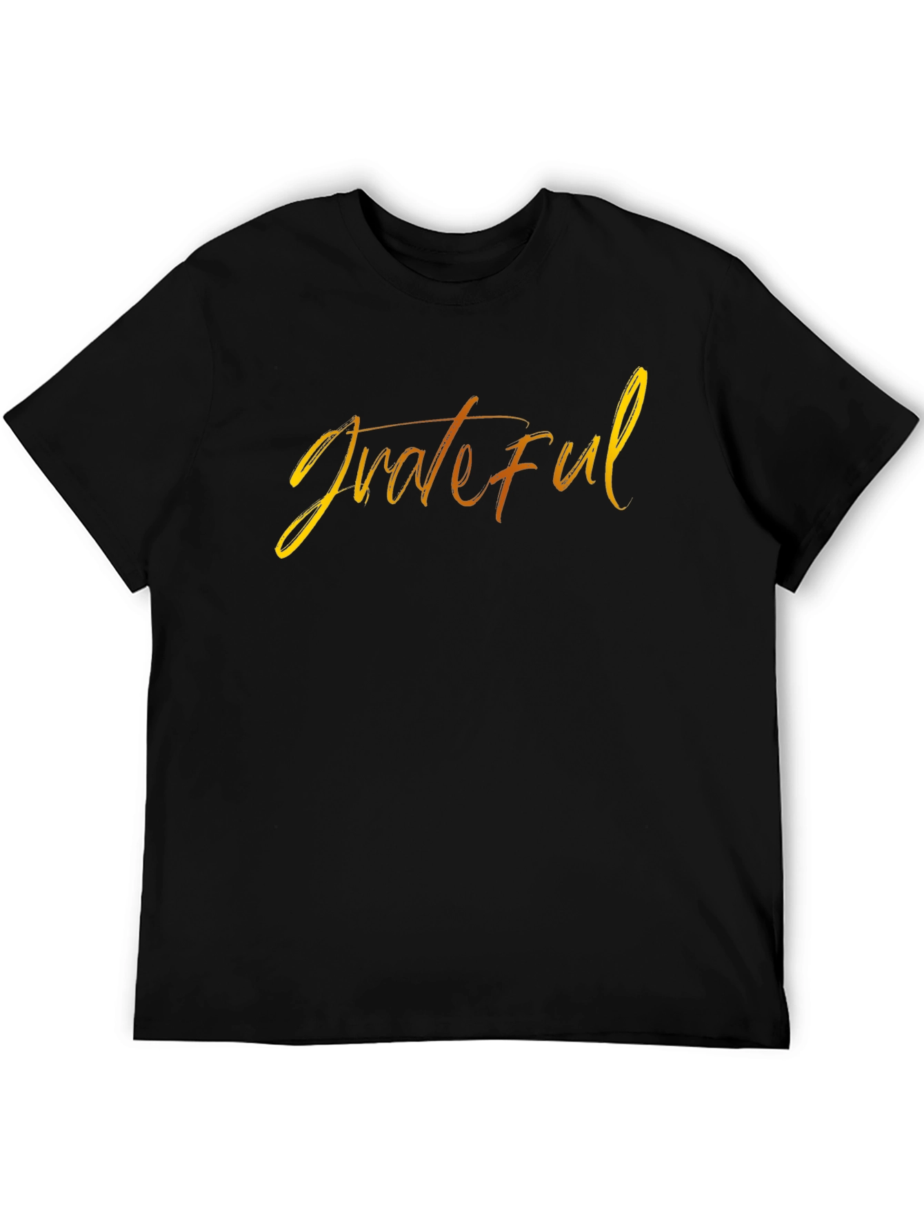 Grateful Graphic Tee - Stylish Comfort Positive Vibes