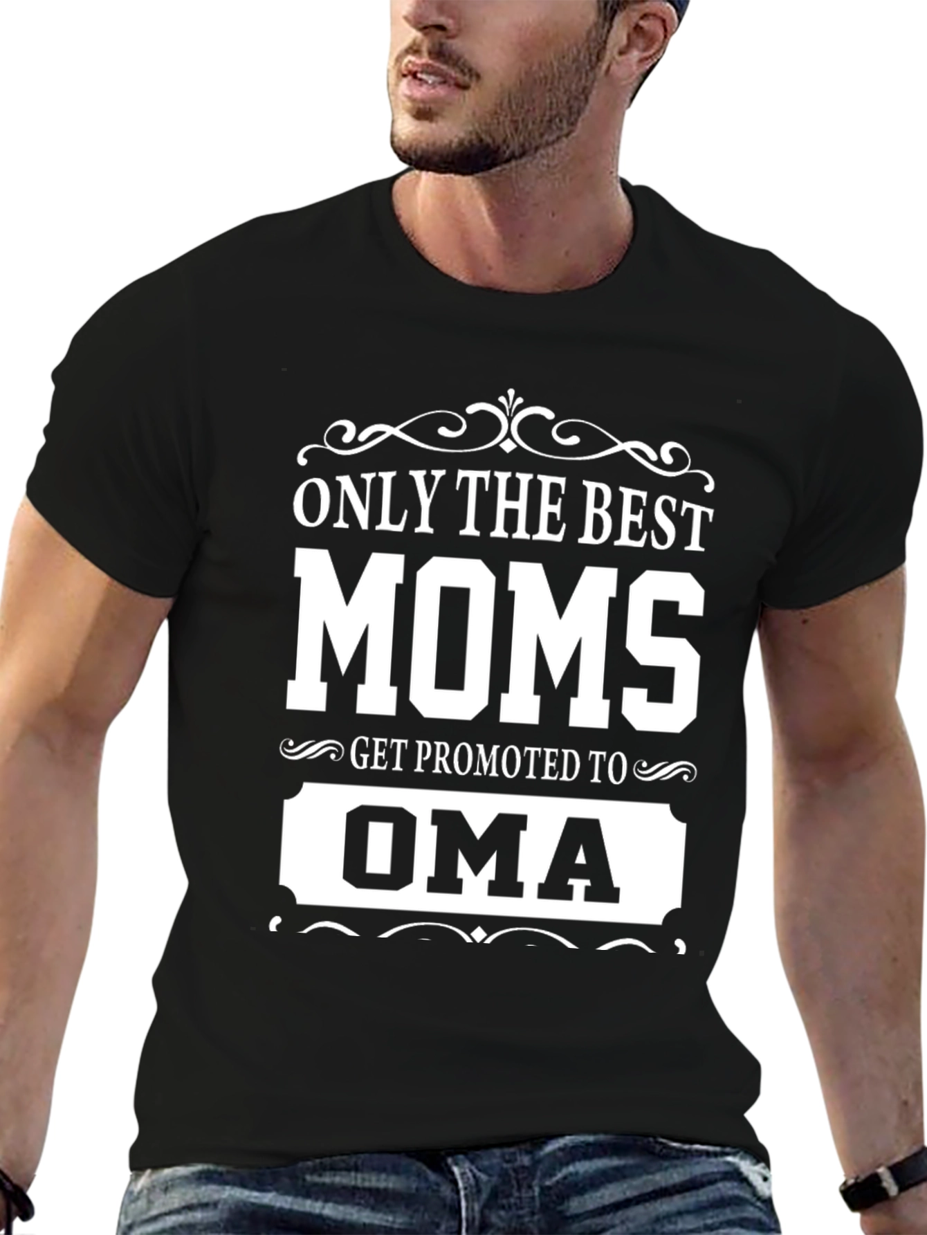 Best Moms Get Promoted to Oma T-Shirt