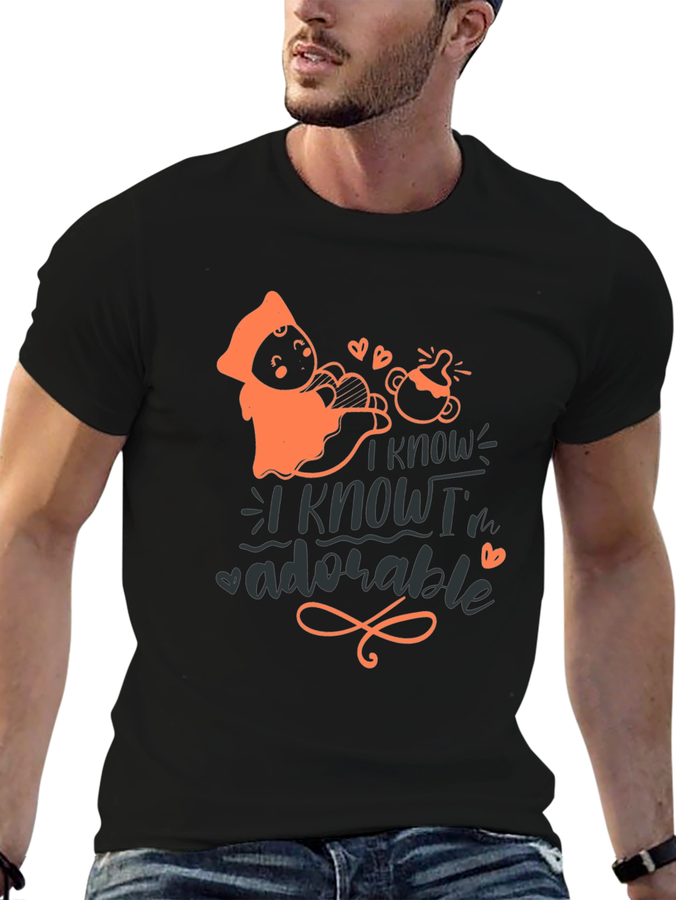 Adorable Baby Graphic T-Shirt - Soft Cotton Tee