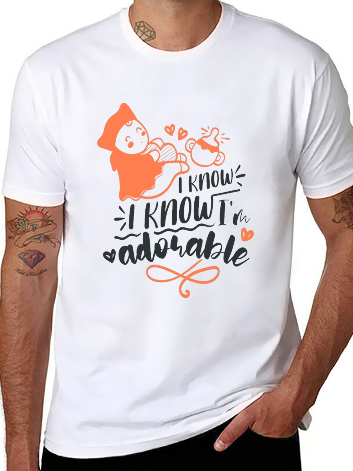 Adorable Baby Graphic T-Shirt - Soft Cotton Tee